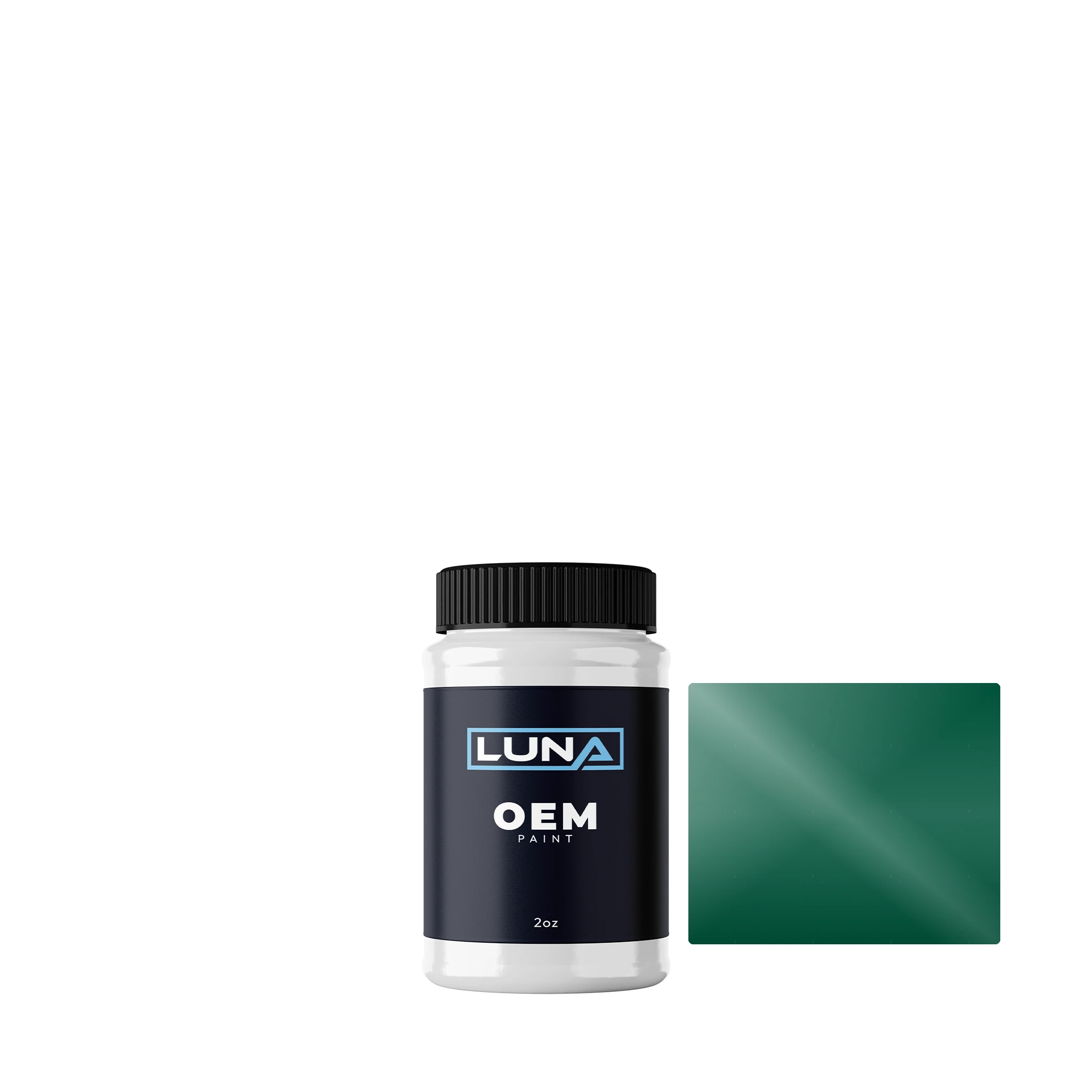 Rolls Royce Assuran Green Ii K42 | Luna OEM Basecoat - 2oz Touch Up Bottle w/ Brush