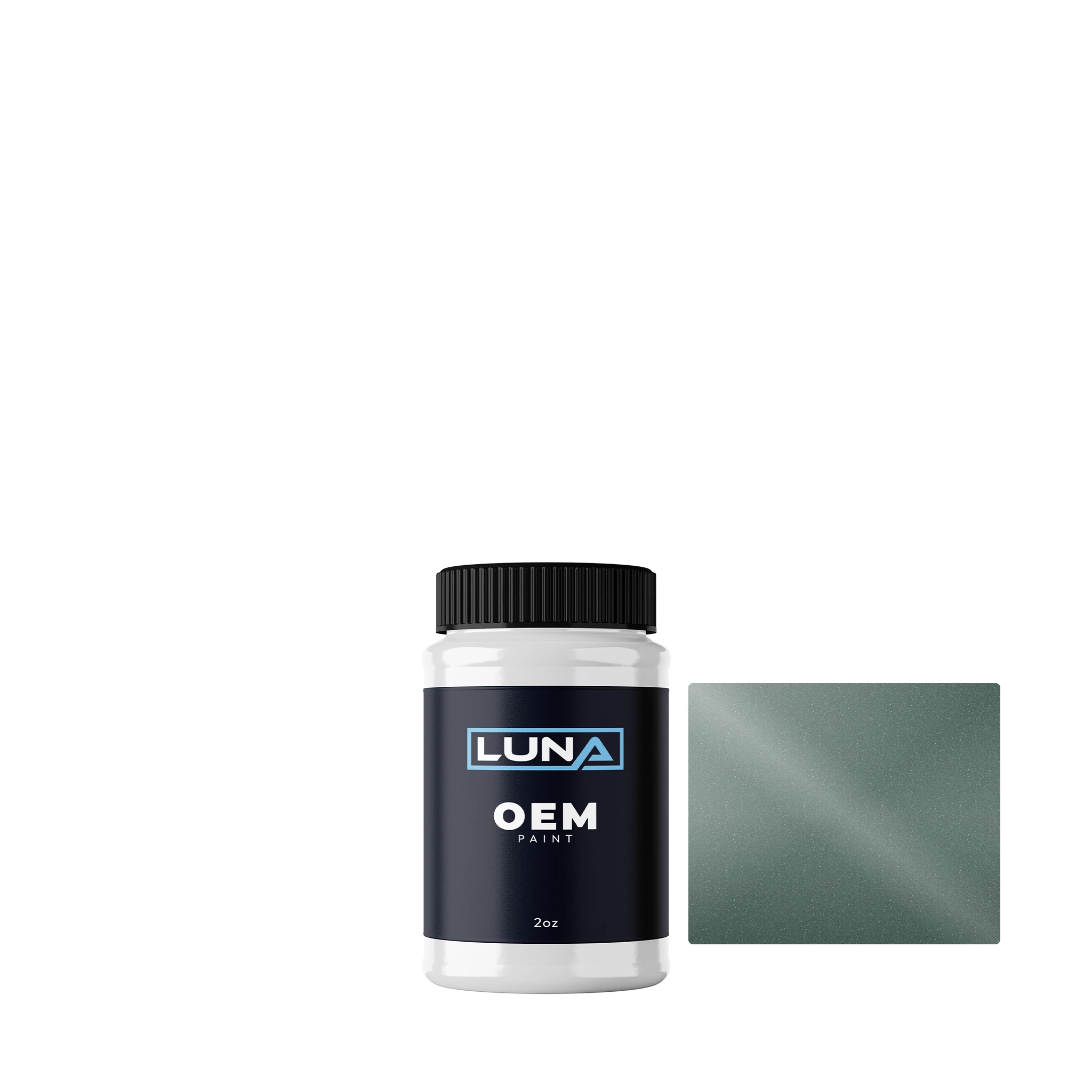 Nissan Light Green M. ZKZ | Luna OEM Basecoat - 2oz Touch Up Bottle w/ Brush