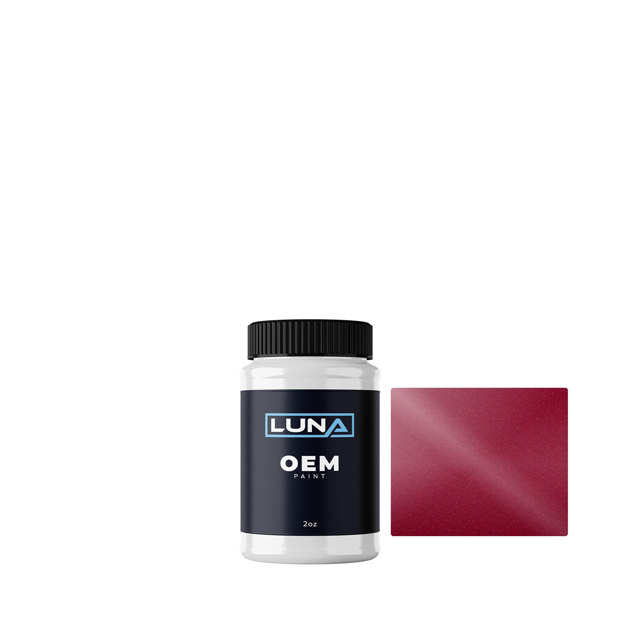 Nissan Red M. BAY4 | Luna OEM Basecoat - 2oz Touch Up Bottle w/ Brush