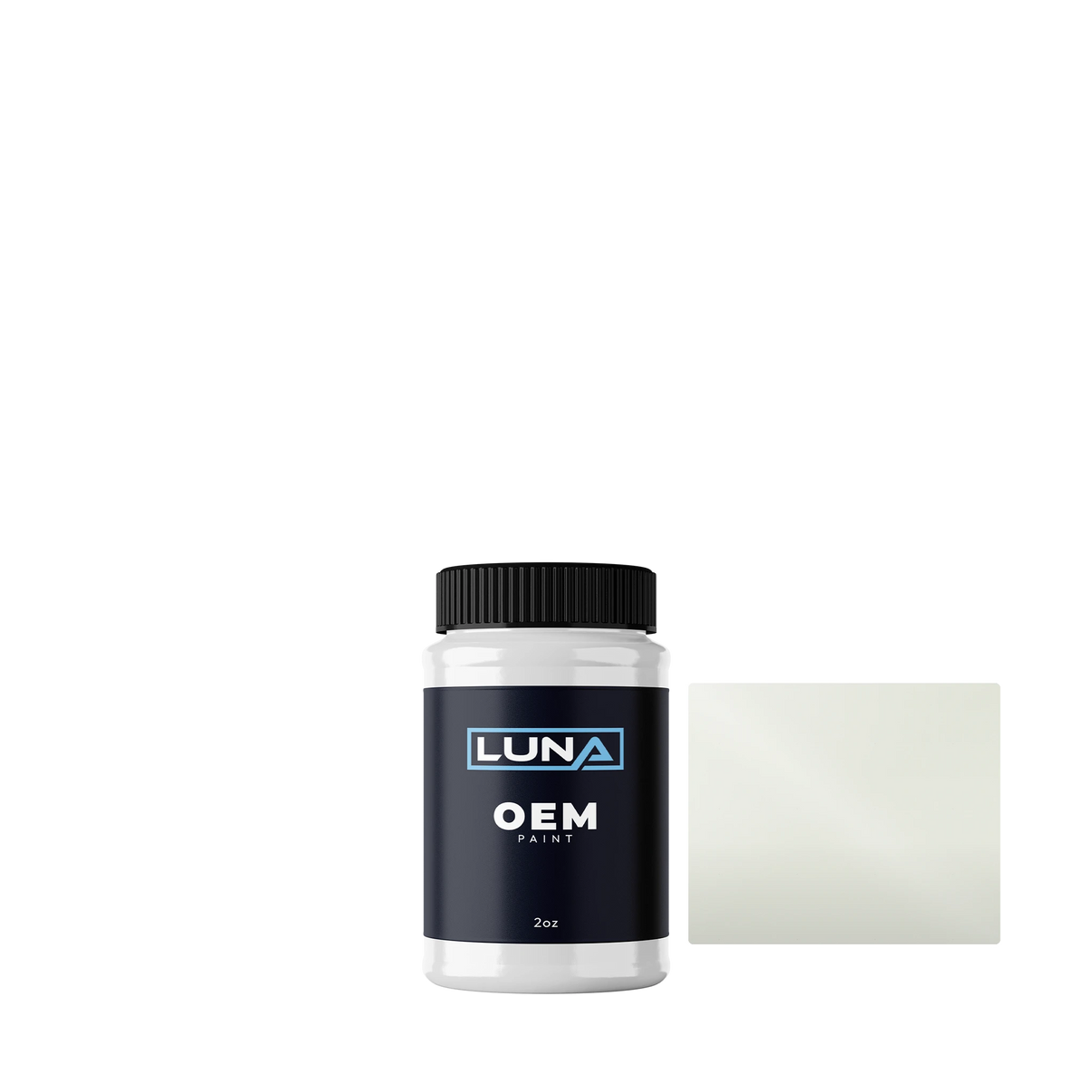 Nissan White K04-W2 | Luna OEM Basecoat - 2oz Touch Up Bottle w/ Brush