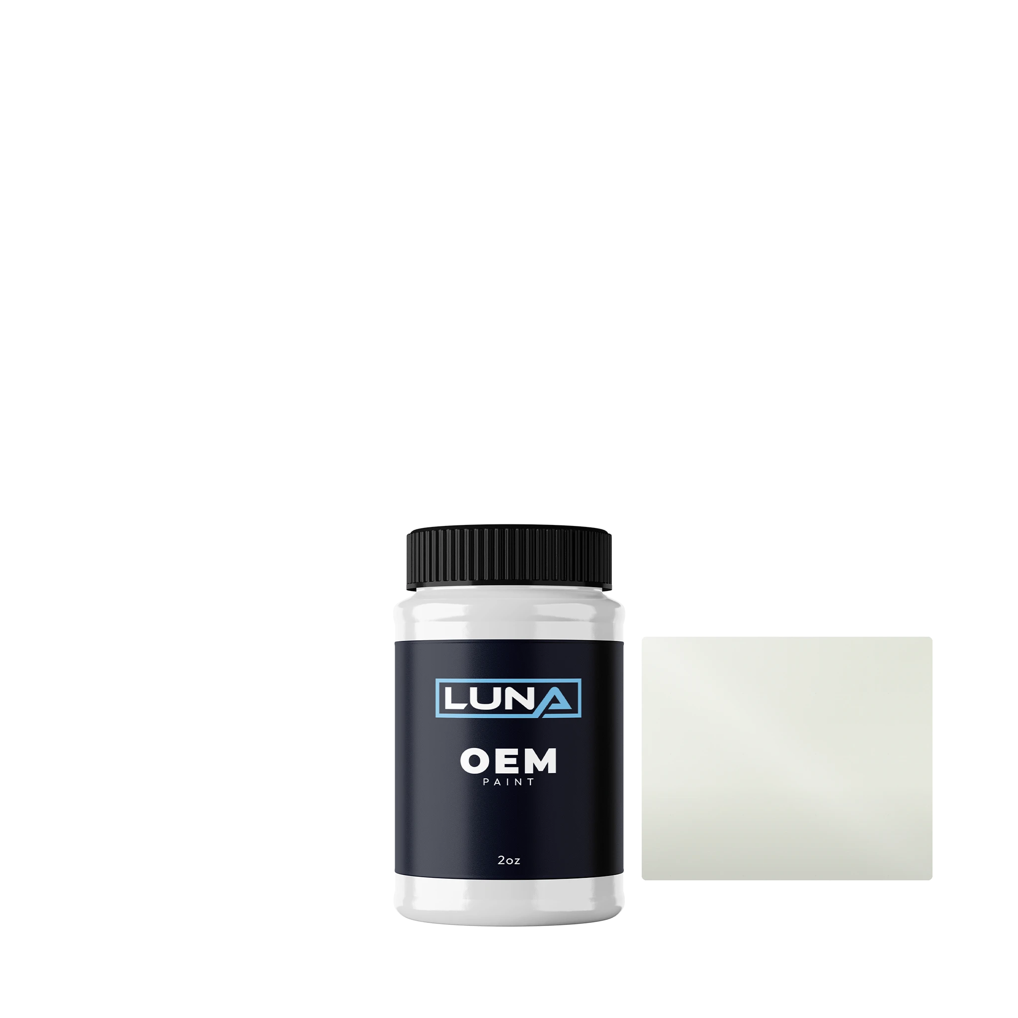 Nissan White K04-W2 | Luna OEM Basecoat - 2oz Touch Up Bottle w/ Brush