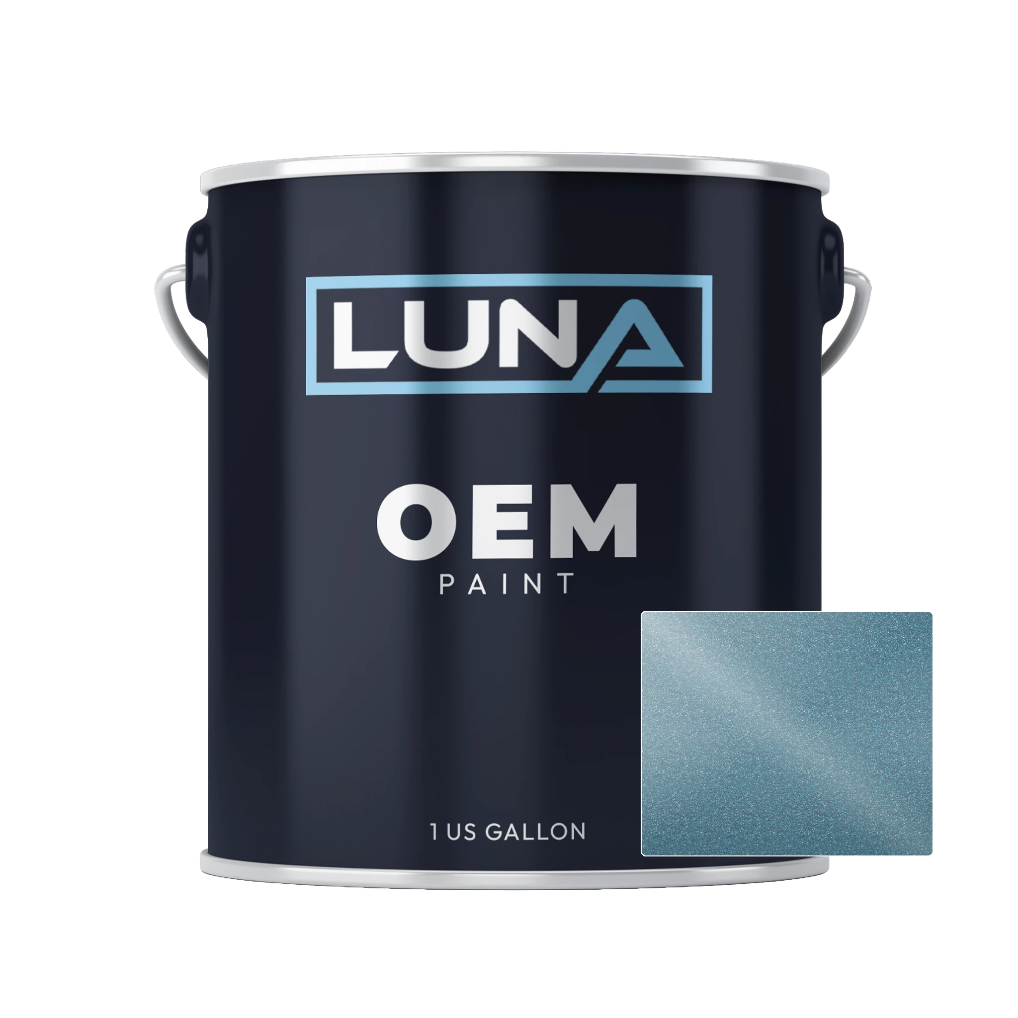 Fiat Azzurro Ischia M. 461A | Luna OEM Basecoat - Gallon