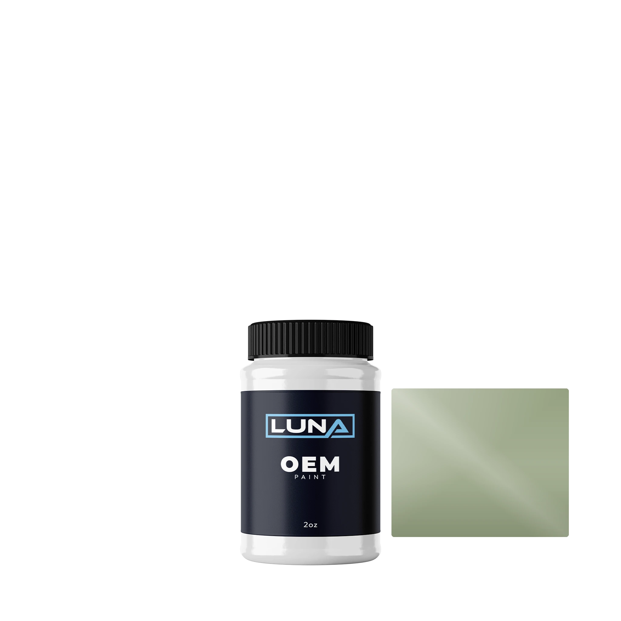 Volvo Hellgruen M. 159 | Luna OEM Basecoat - 2oz Touch Up Bottle w/ Brush