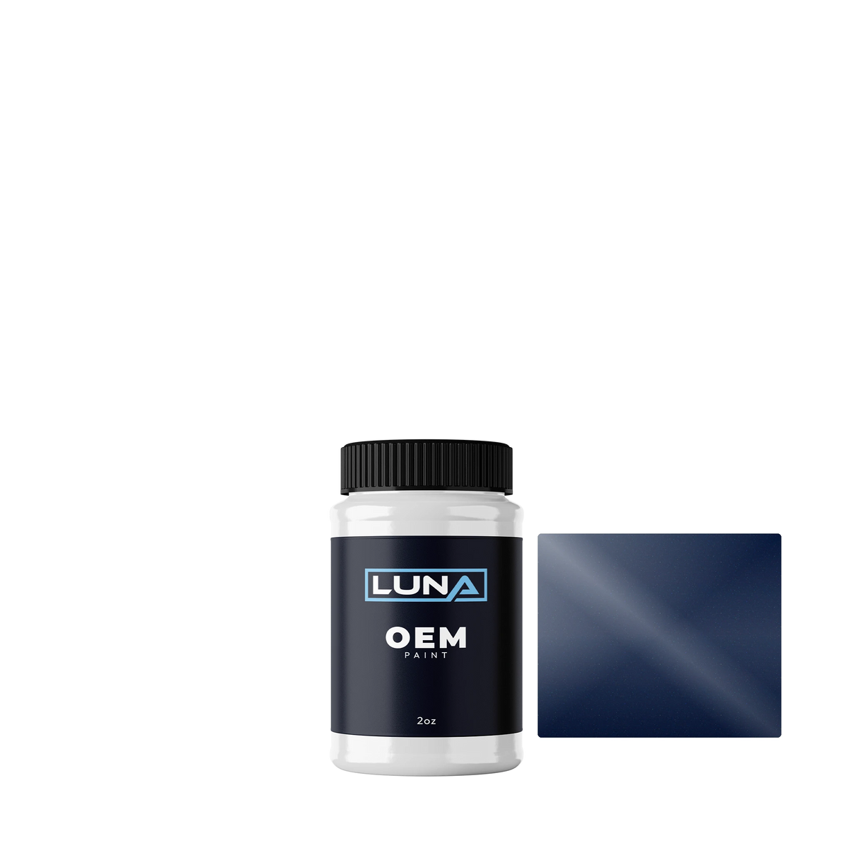 Nissan Dark Blue P. 2 BW6 | Luna OEM Basecoat - 2oz Touch Up Bottle w/ Brush