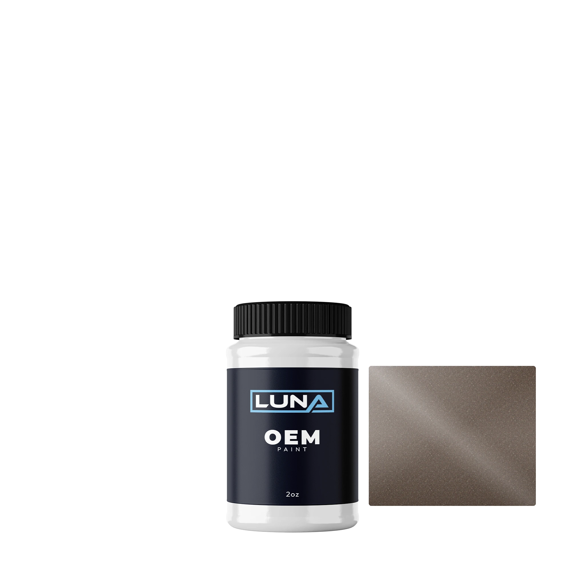 Mercedes Bumper: Mer 8477 444 | Luna OEM Basecoat - 2oz Touch Up Bottle w/ Brush