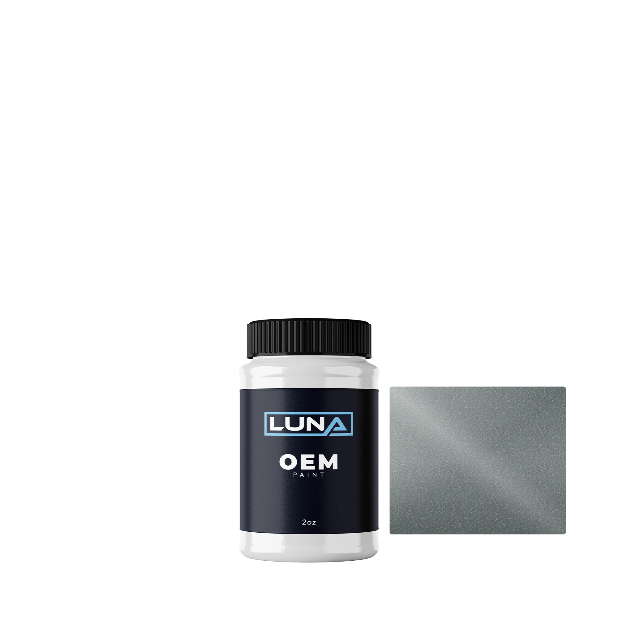 Opel Glass Dark M. W688R | Luna OEM Basecoat - 2oz Touch Up Bottle w/ Brush