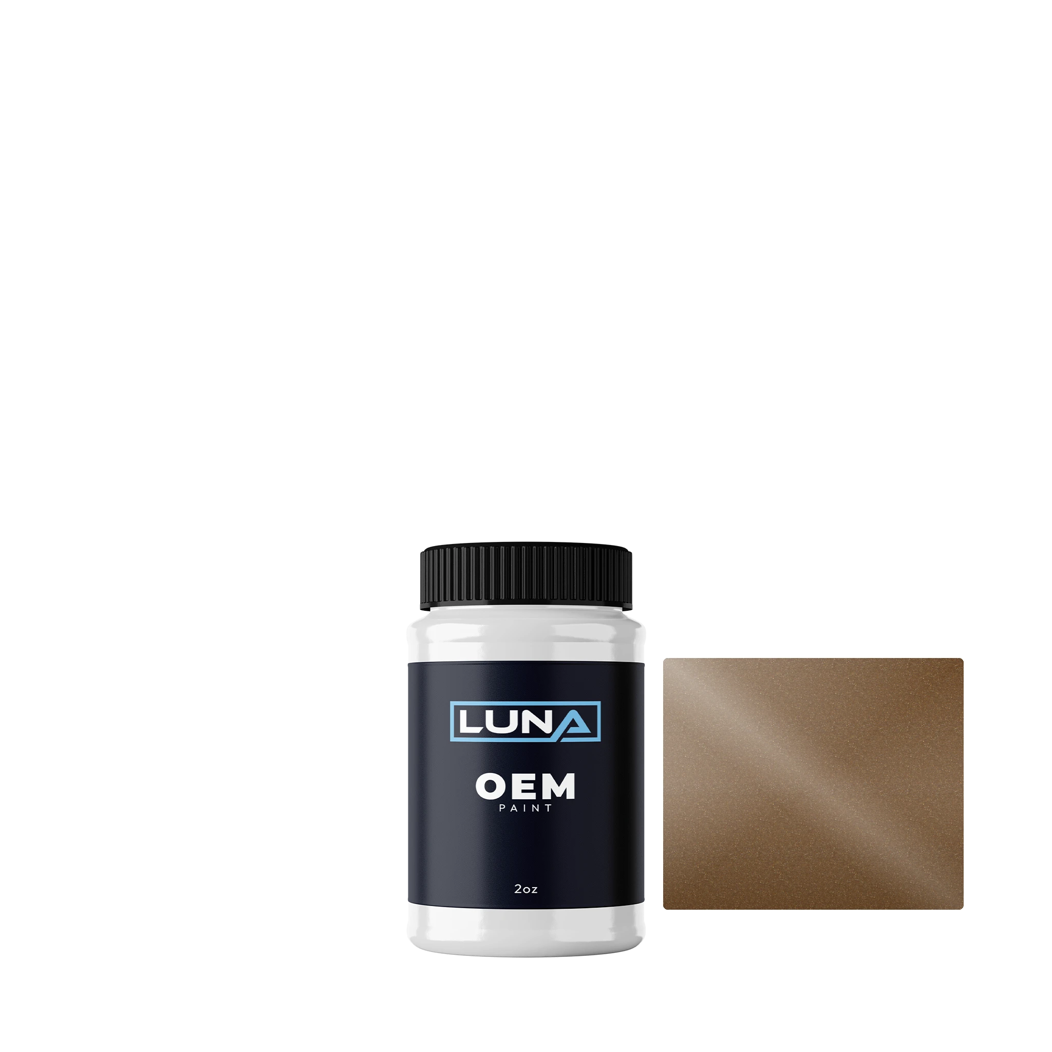 Ford Usa Desert Tan M. M6473 | Luna OEM Basecoat - 2oz Touch Up Bottle w/ Brush