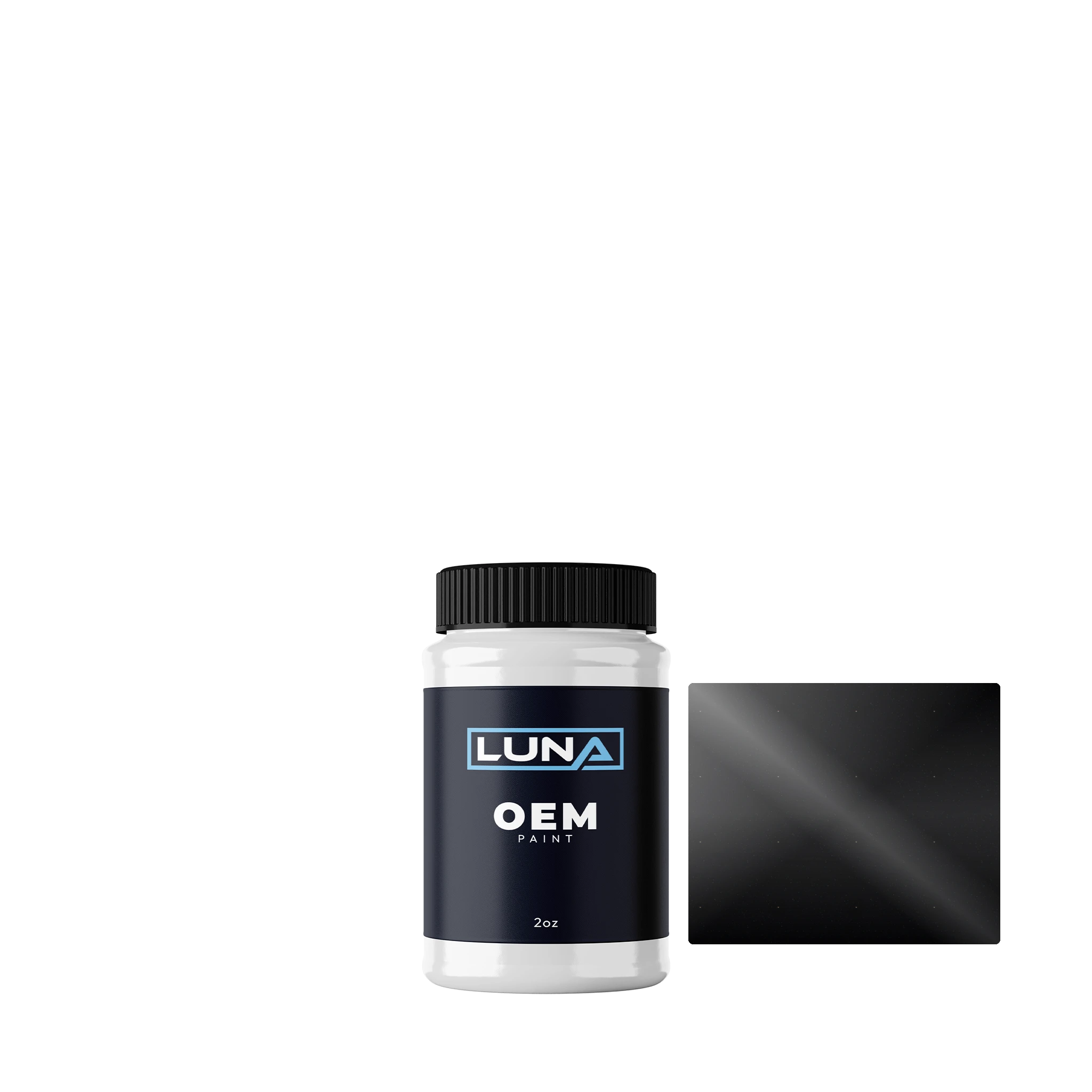 General Motors Black M. WA9956 | Luna OEM Basecoat - 2oz Touch Up Bottle w/ Brush