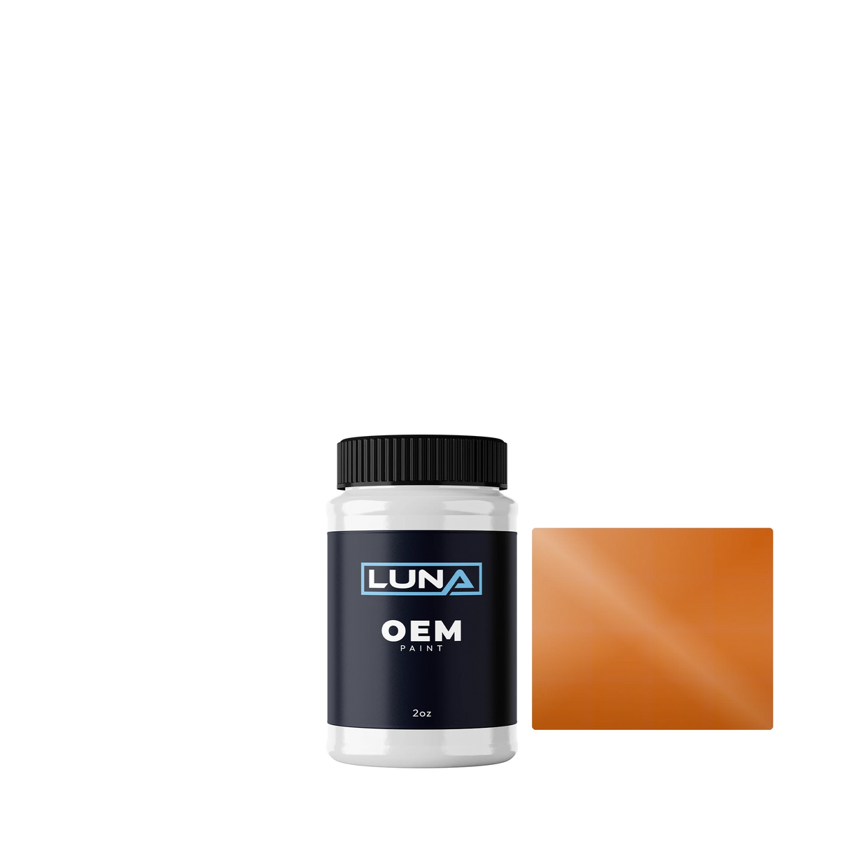 Audi | VW Leuchtorange L20B | Luna OEM Basecoat - 2oz Touch Up Bottle w/ Brush
