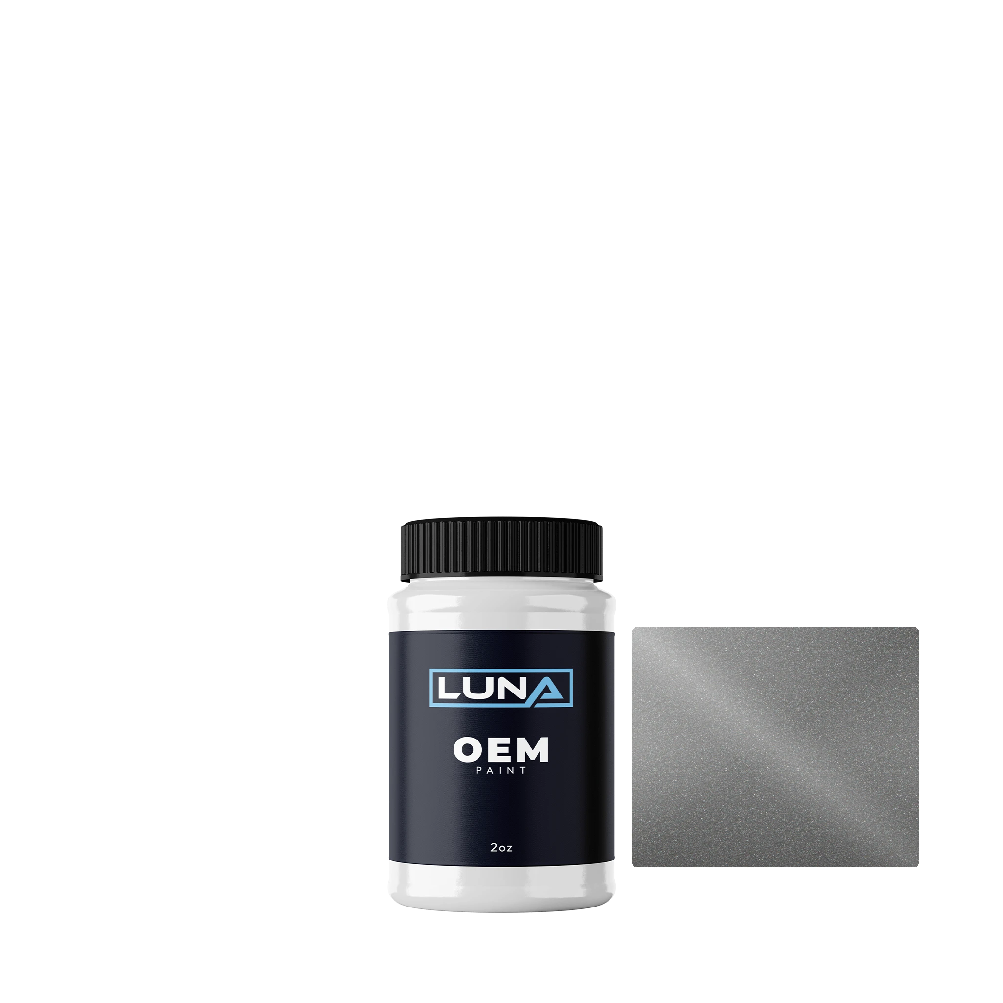 Toyota Light Grey M. B25M | Luna OEM Basecoat - 2oz Touch Up Bottle w/ Brush