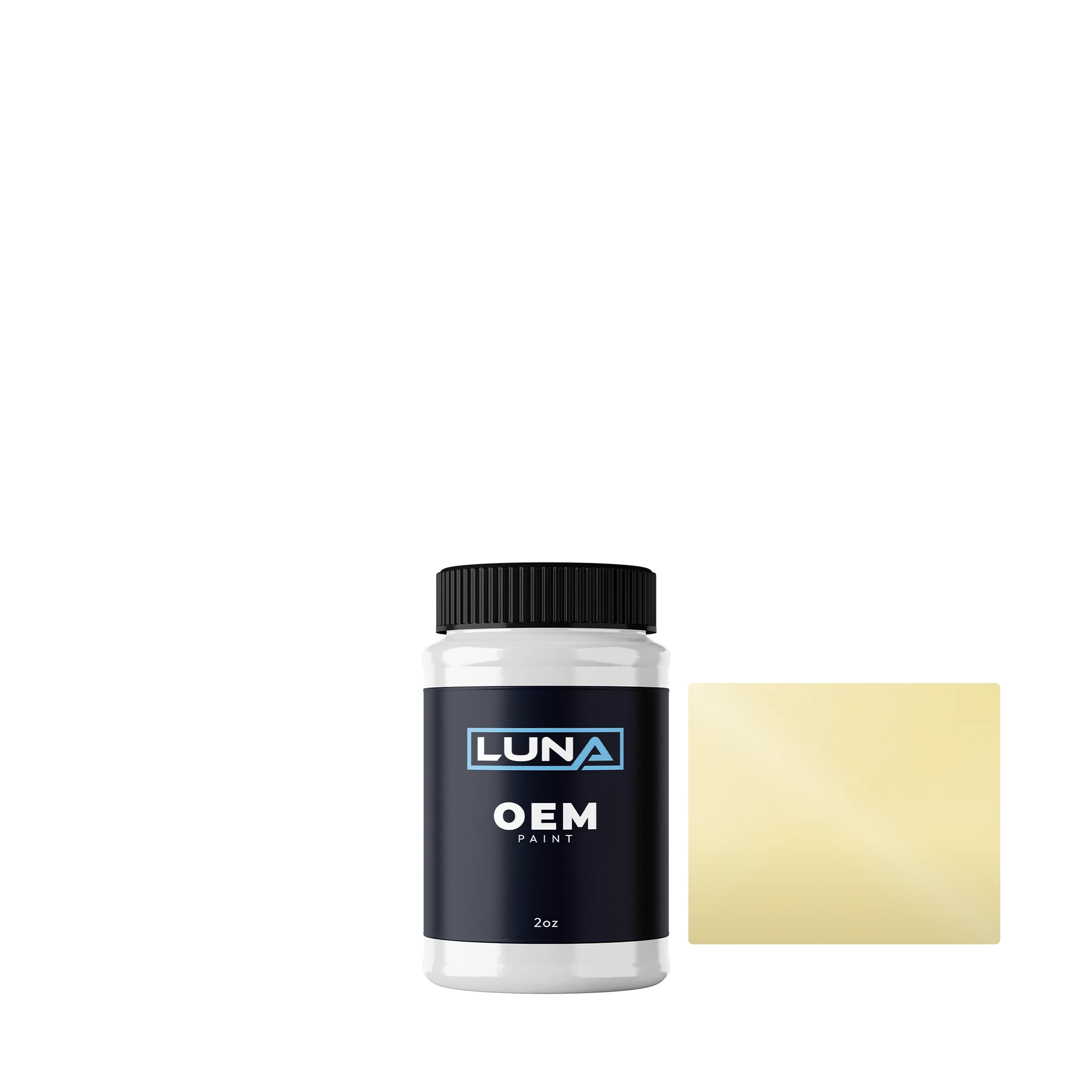 Audi | VW Yukon Yellow L1009 | Luna OEM Basecoat - 2oz Touch Up Bottle w/ Brush