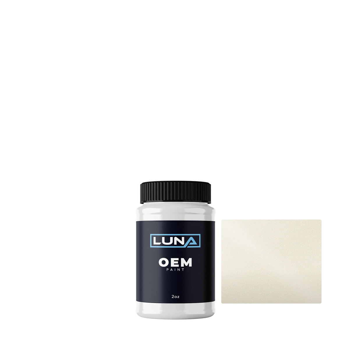 Toyota Super White P. P. 051 | Luna OEM Basecoat - 2oz Touch Up Bottle w/ Brush