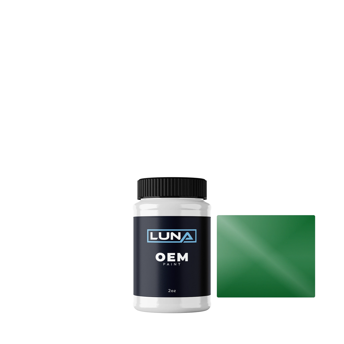 Volvo Green 06921 | Luna OEM Basecoat - 2oz Touch Up Bottle w/ Brush