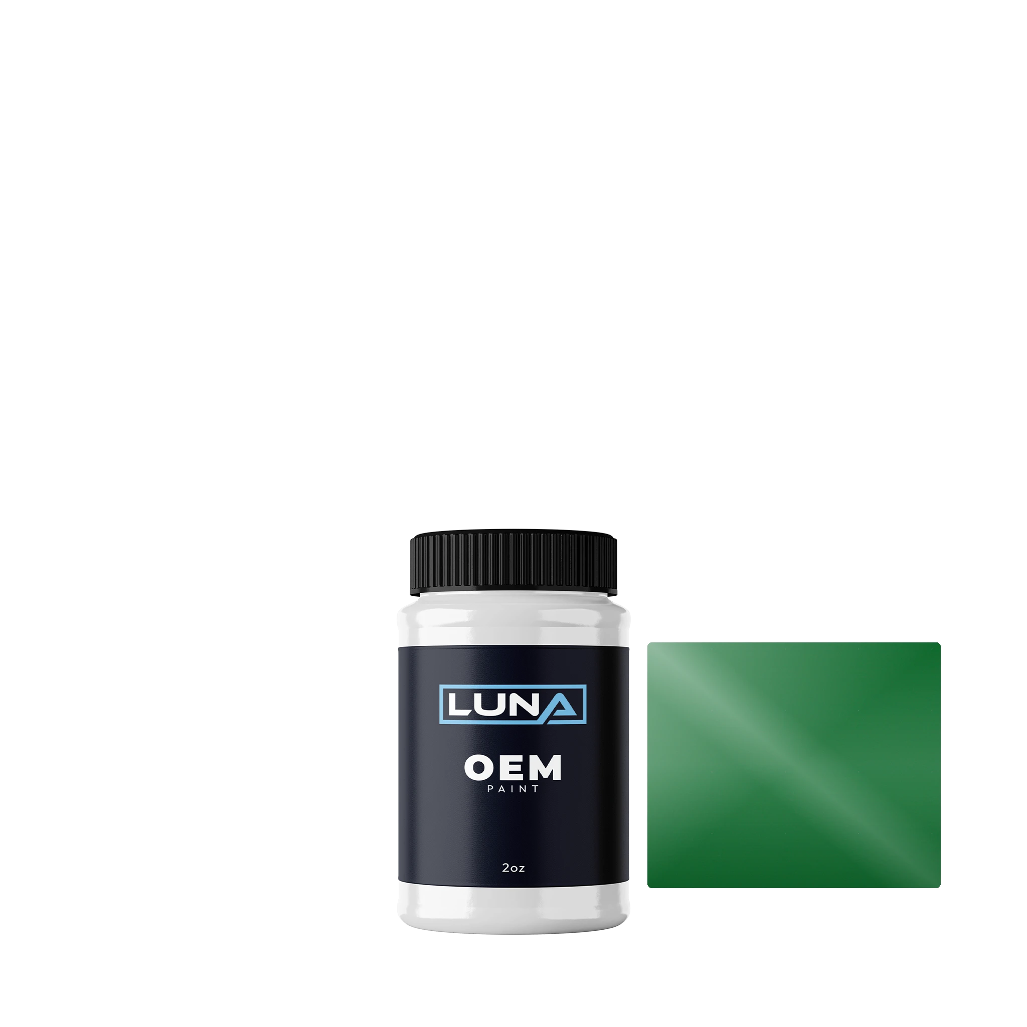 Volvo Green 06921 | Luna OEM Basecoat - 2oz Touch Up Bottle w/ Brush