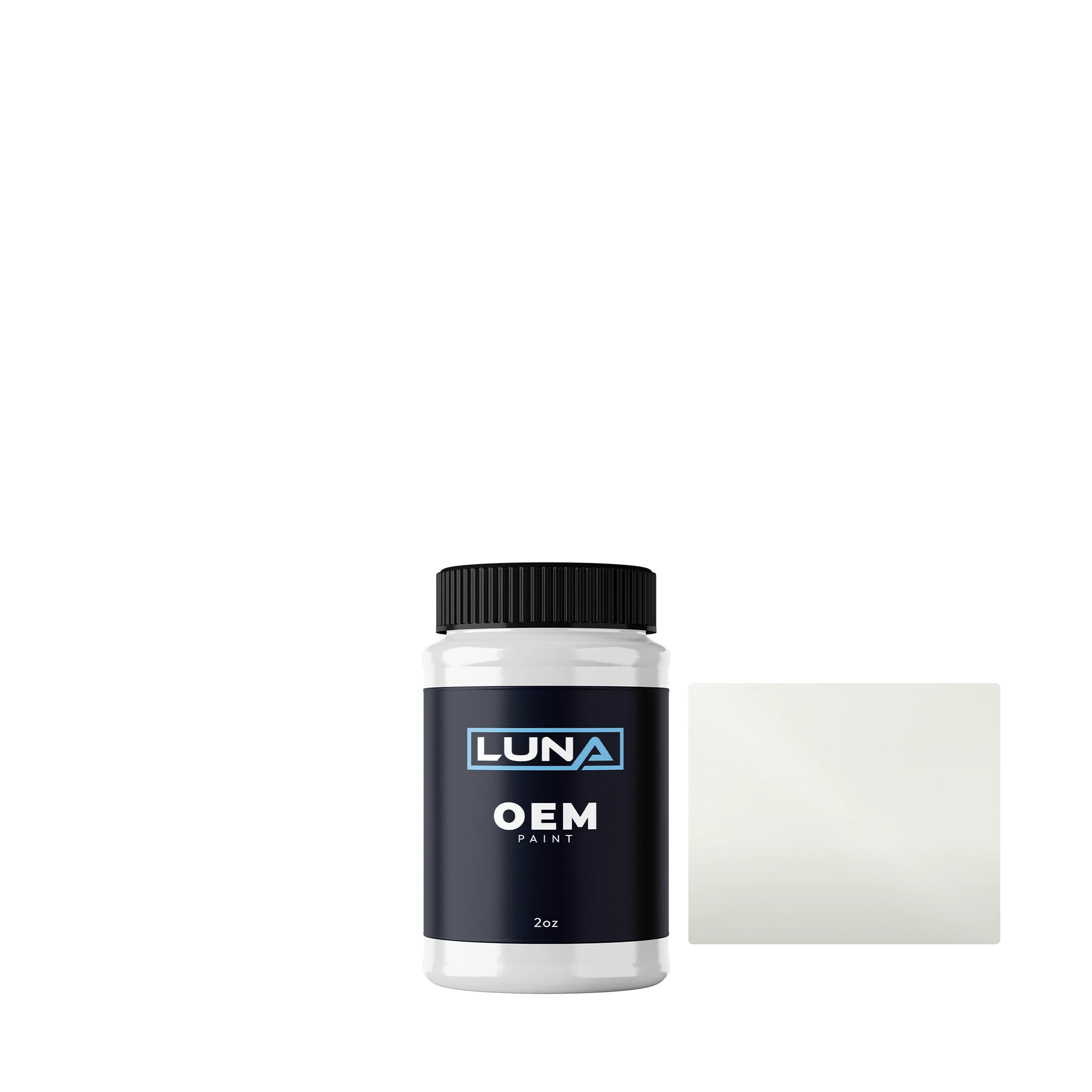 Toyota White 056 | Luna OEM Basecoat - 2oz Touch Up Bottle w/ Brush