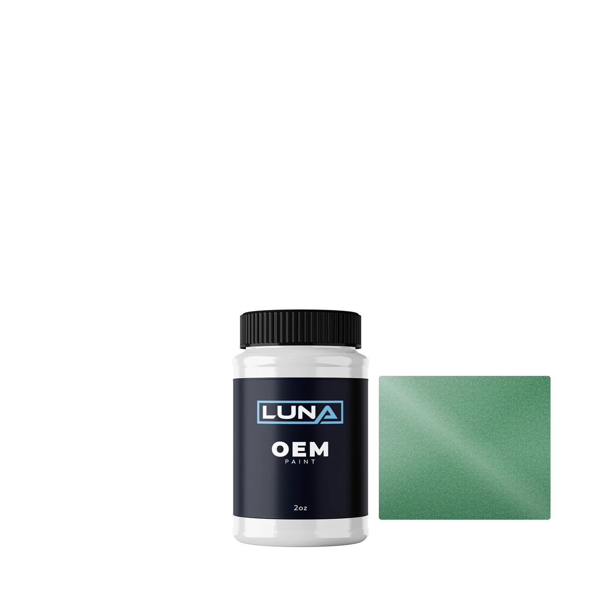 Toyota Mint Green M. 6B8 | Luna OEM Basecoat - 2oz Touch Up Bottle w/ Brush