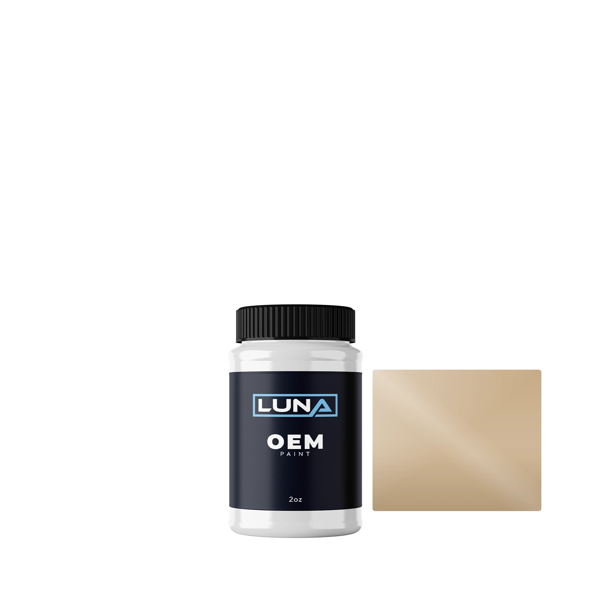 Subaru Mellow Gold M. 60 | Luna OEM Basecoat - 2oz Touch Up Bottle w/ Brush