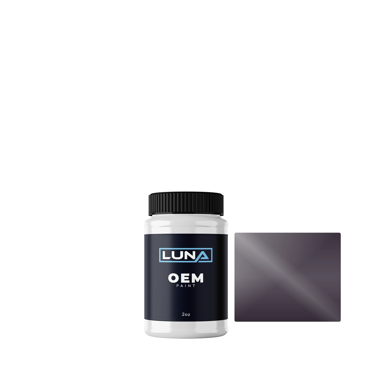Lotus Aubergine Purple M. B102 | Luna OEM Basecoat - 2oz Touch Up Bottle w/ Brush