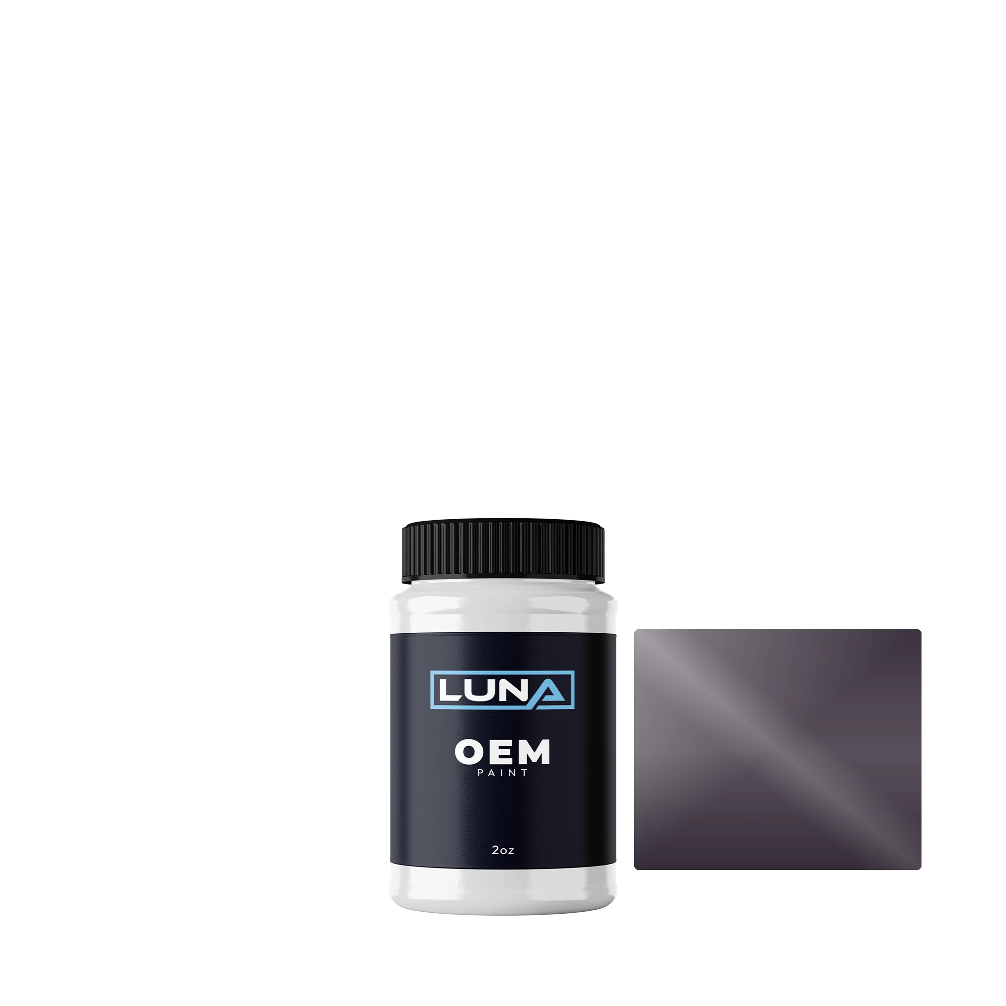 Lotus Aubergine Purple M. B102 | Luna OEM Basecoat - 2oz Touch Up Bottle w/ Brush