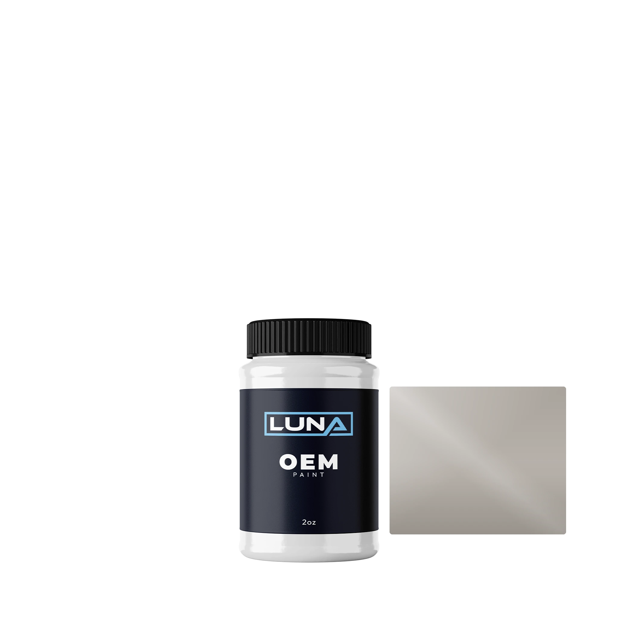 Saab Silberkristall M. SK1 | Luna OEM Basecoat - 2oz Touch Up Bottle w/ Brush