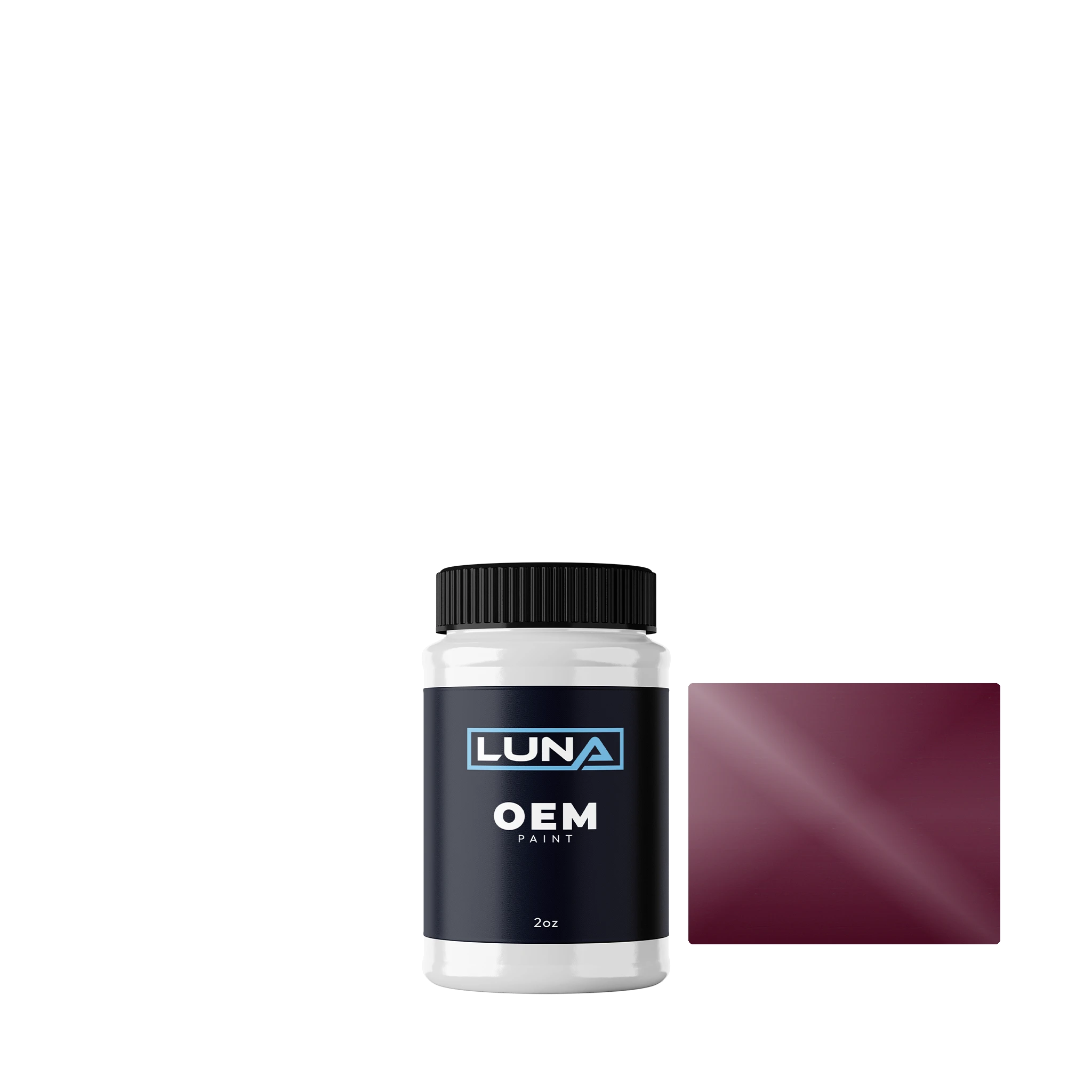 BMW Merlotrot (int.) A02 | Luna OEM Basecoat - 2oz Touch Up Bottle w/ Brush