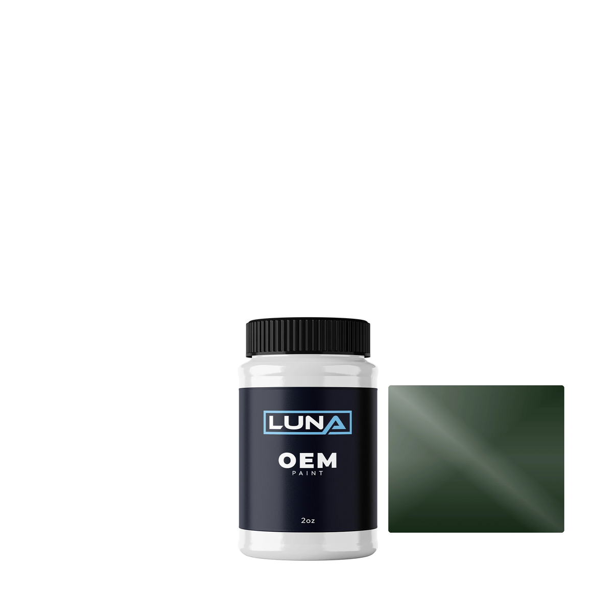 Lotus New Brit. Racing Green M. B37 | Luna OEM Basecoat - 2oz Touch Up Bottle w/ Brush