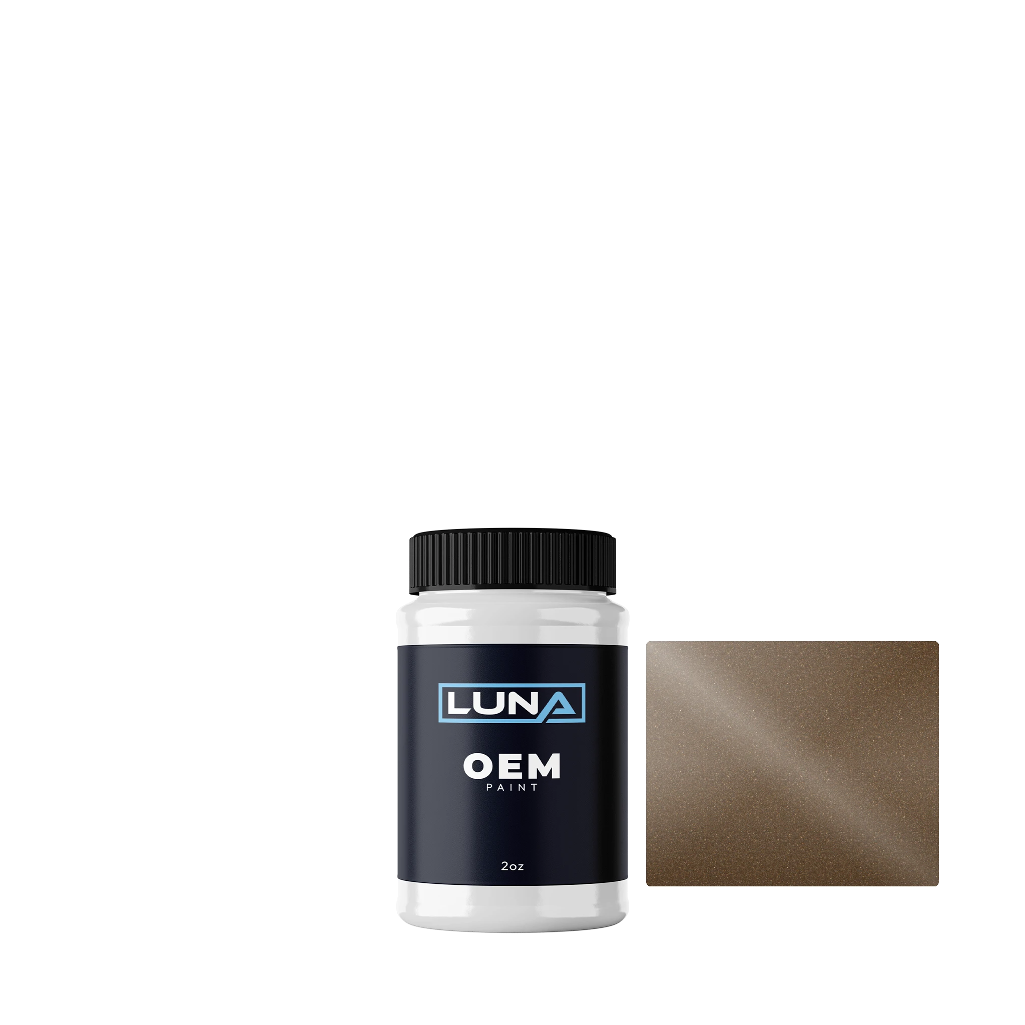 Opel Haselbraun M. 69L | Luna OEM Basecoat - 2oz Touch Up Bottle w/ Brush