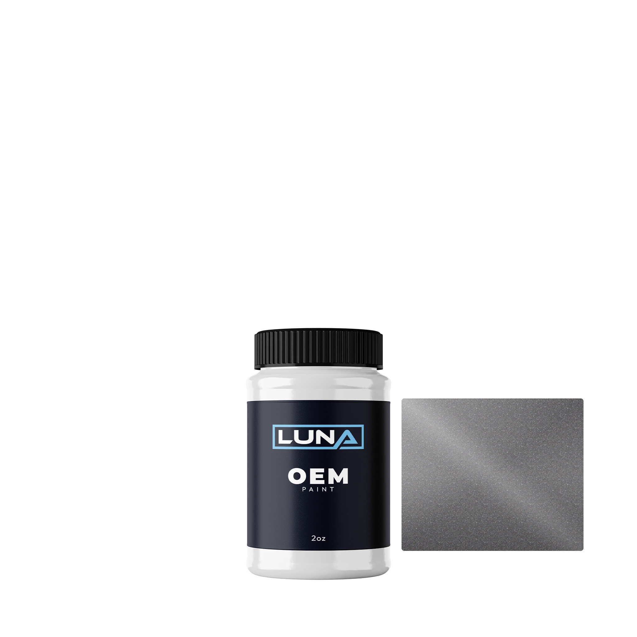 Audi | VW Pyrit Silver M. LB7S | Luna OEM Basecoat - 2oz Touch Up Bottle w/ Brush