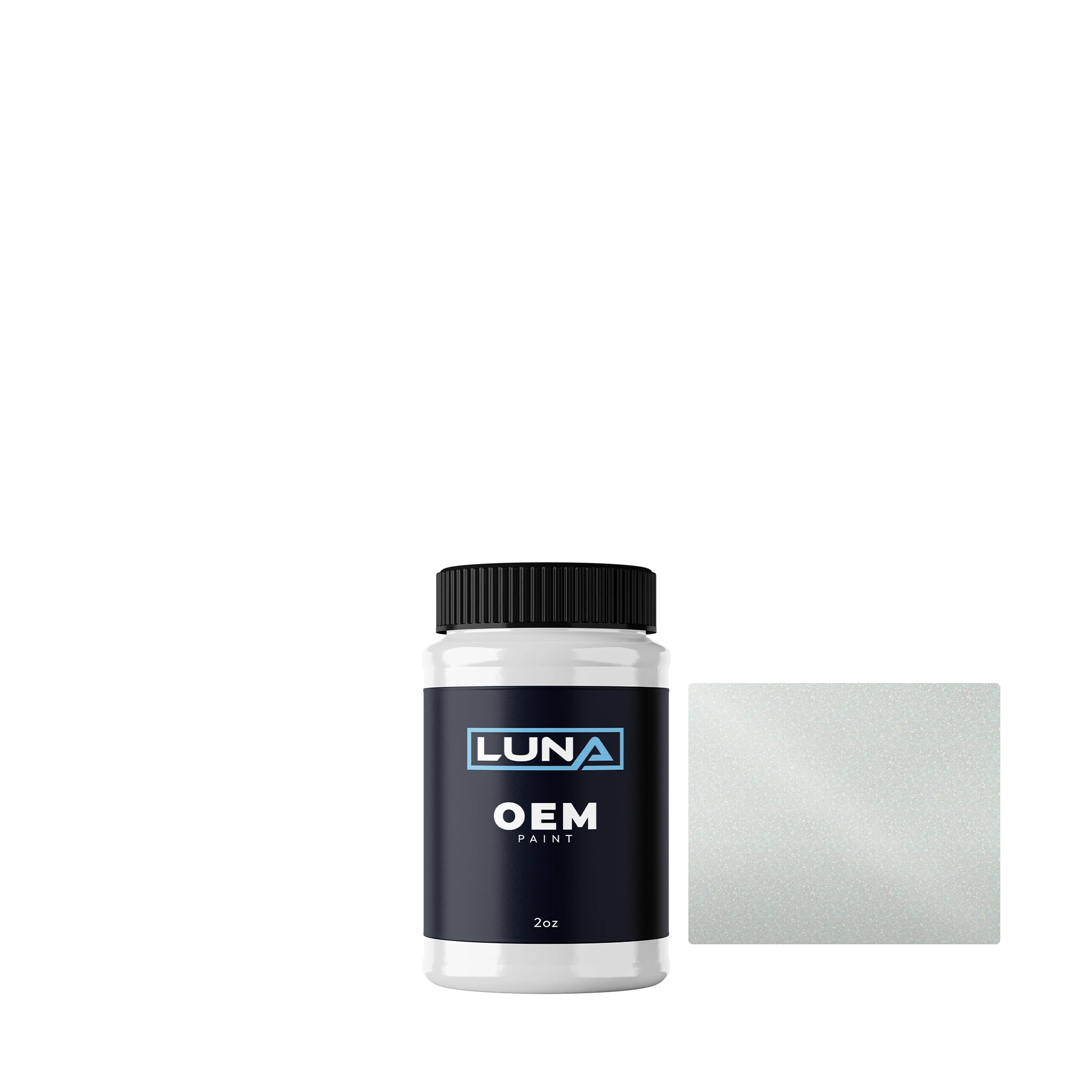 Nissan Prism_white X. QBE | Luna OEM Basecoat - 2oz Touch Up Bottle w/ Brush