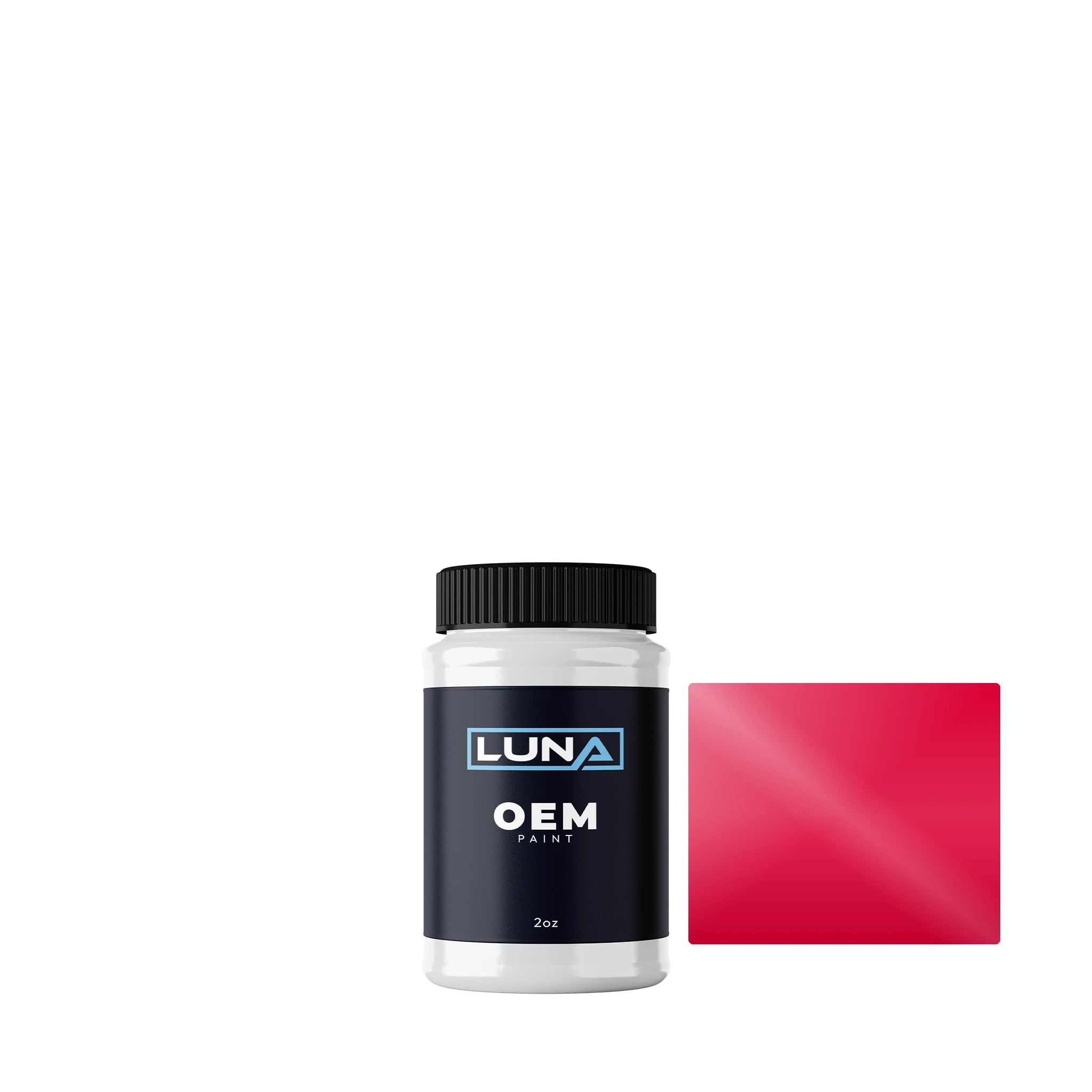 Lamborghini Rosso Targa P. 154.492 | Luna OEM Basecoat - 2oz Touch Up Bottle w/ Brush