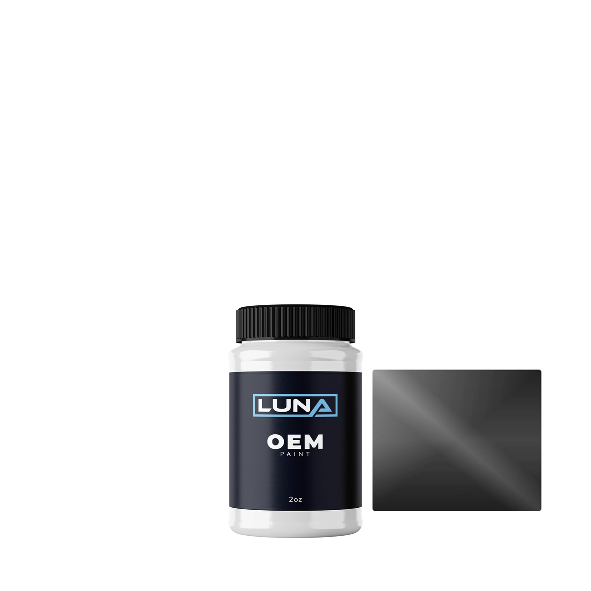 Ducati Motorcycle Nero - 2c DUC109 | Luna OEM Basecoat - 2oz Touch Up Bottle w/ Brush