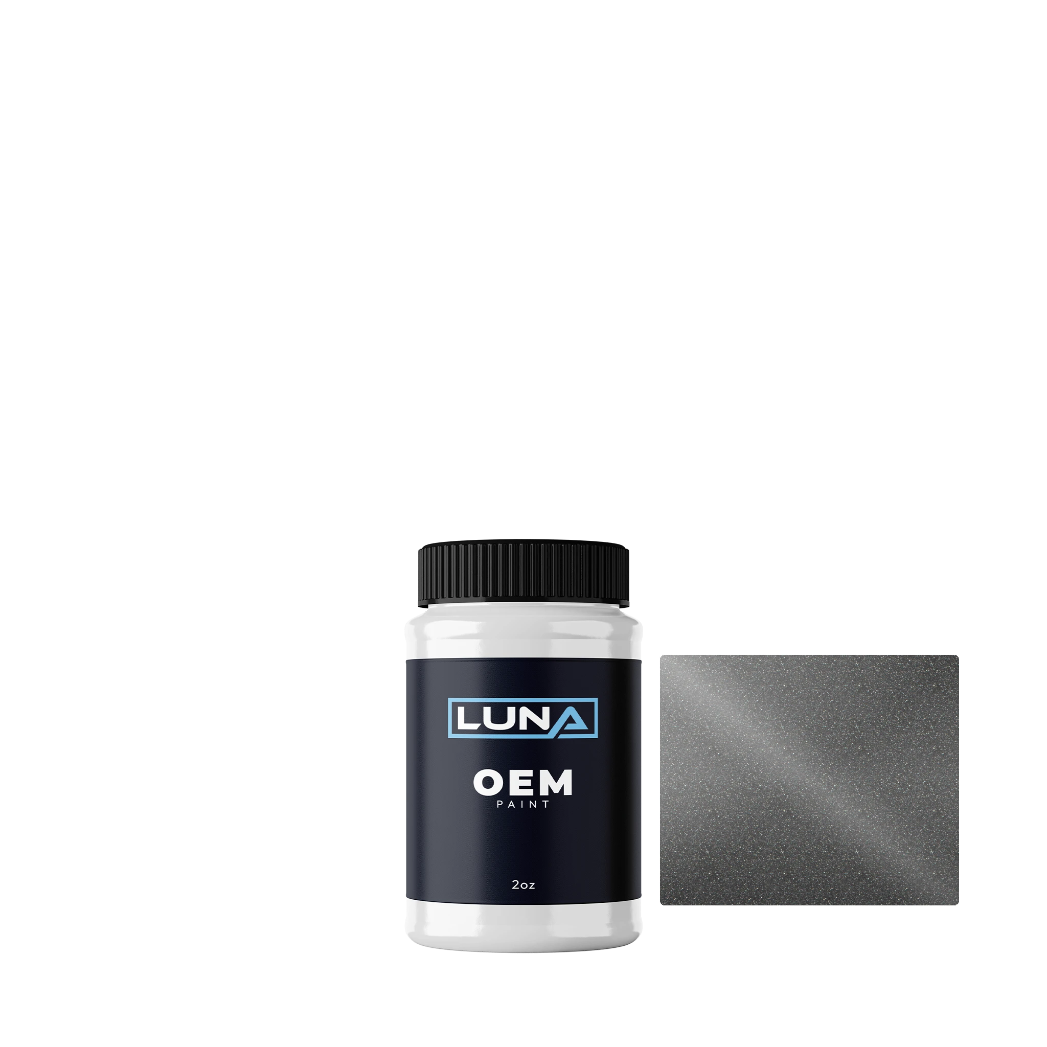Ford Medium Platinum Ii M. CR | Luna OEM Basecoat - 2oz Touch Up Bottle w/ Brush