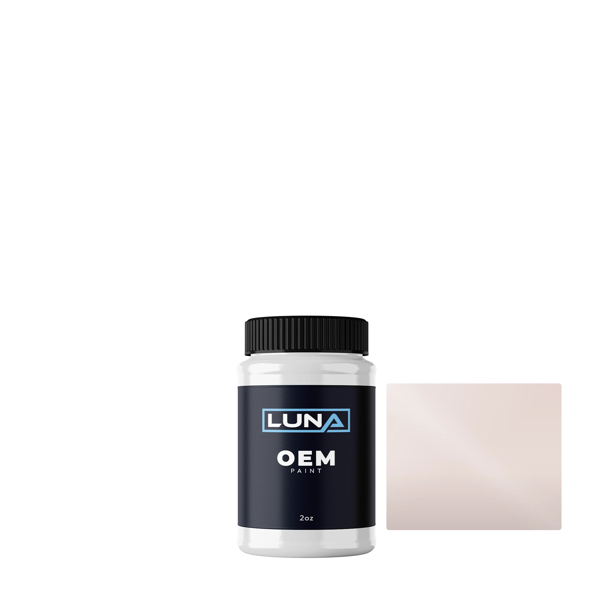 Subaru White P. 891 | Luna OEM Basecoat - 2oz Touch Up Bottle w/ Brush