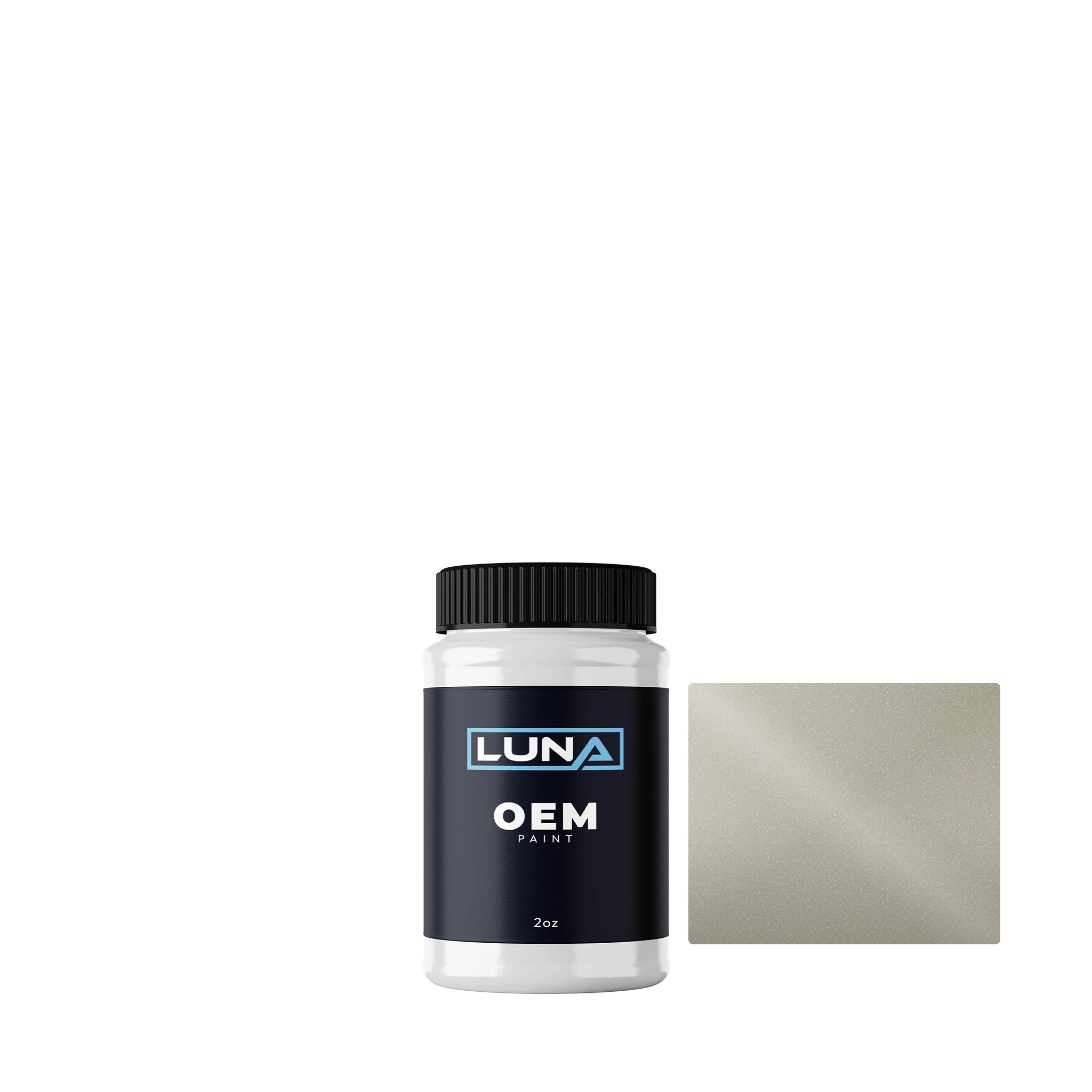 Bentley White Sand M. 9560166 | Luna OEM Basecoat - 2oz Touch Up Bottle w/ Brush