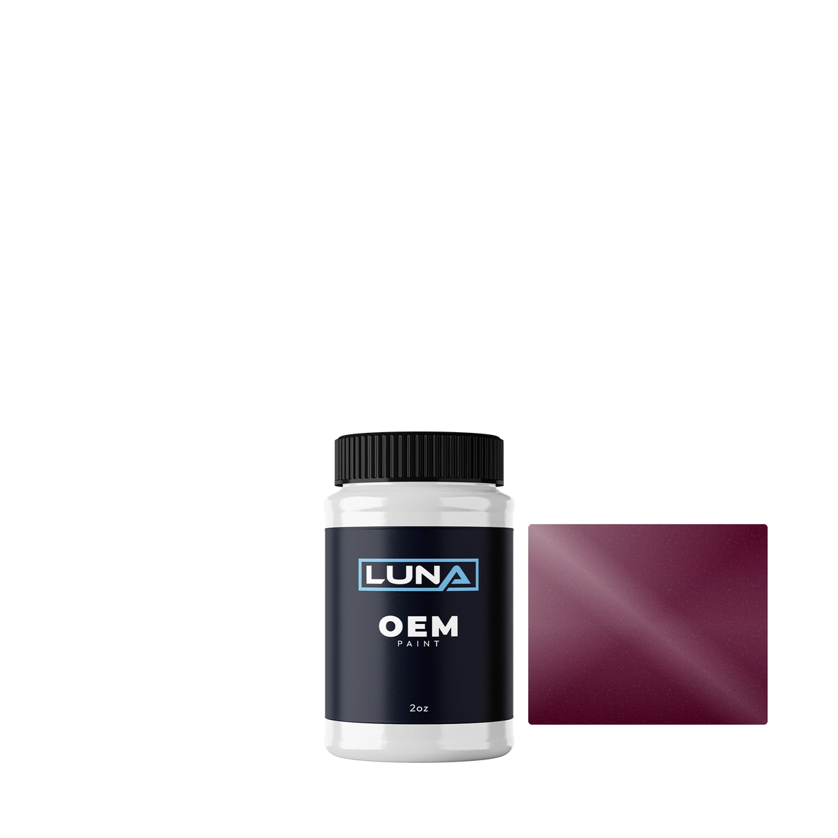 Nissan Magenta M. LR0 | Luna OEM Basecoat - 2oz Touch Up Bottle w/ Brush