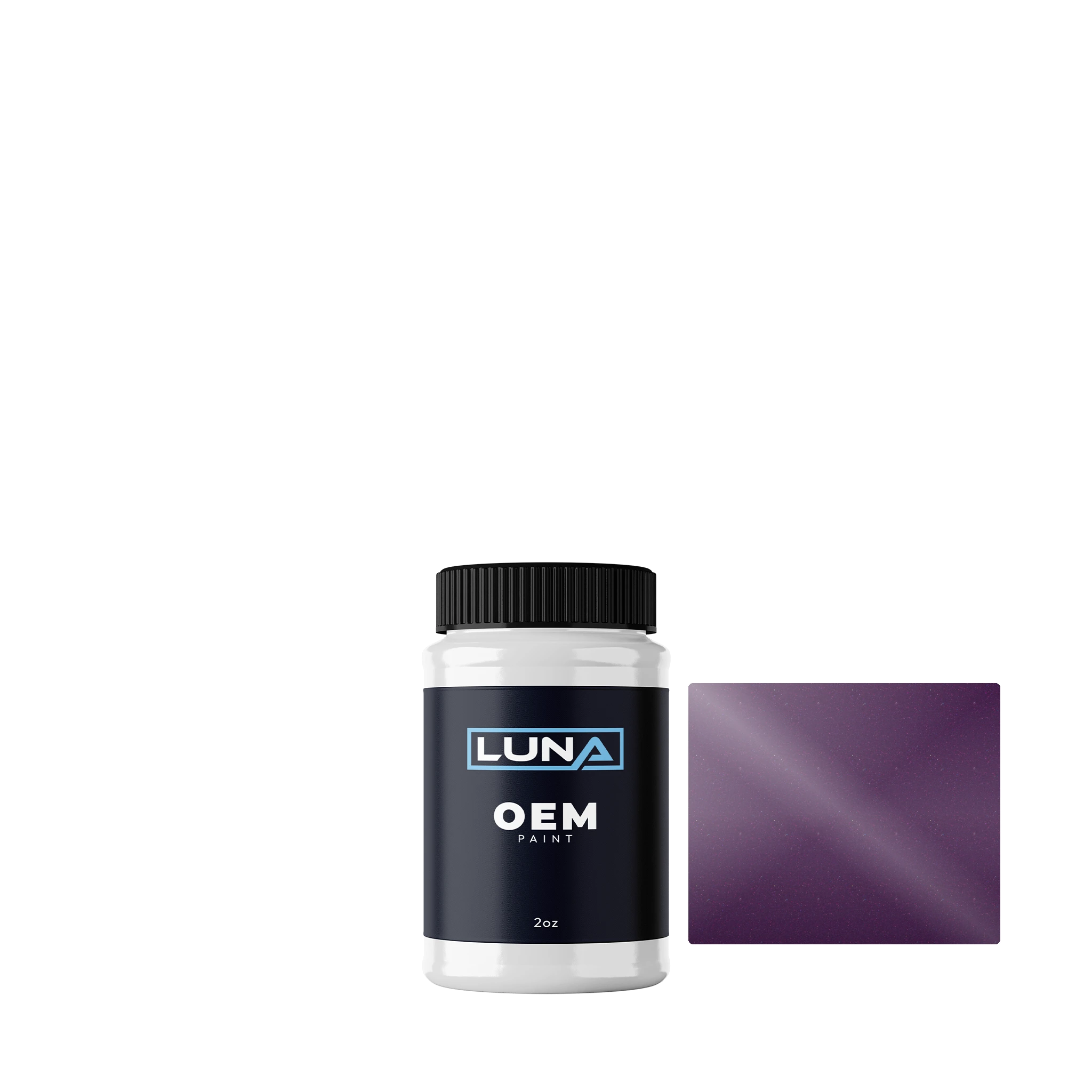 Ford Usa Royal Plum P. M. M6701 | Luna OEM Basecoat - 2oz Touch Up Bottle w/ Brush