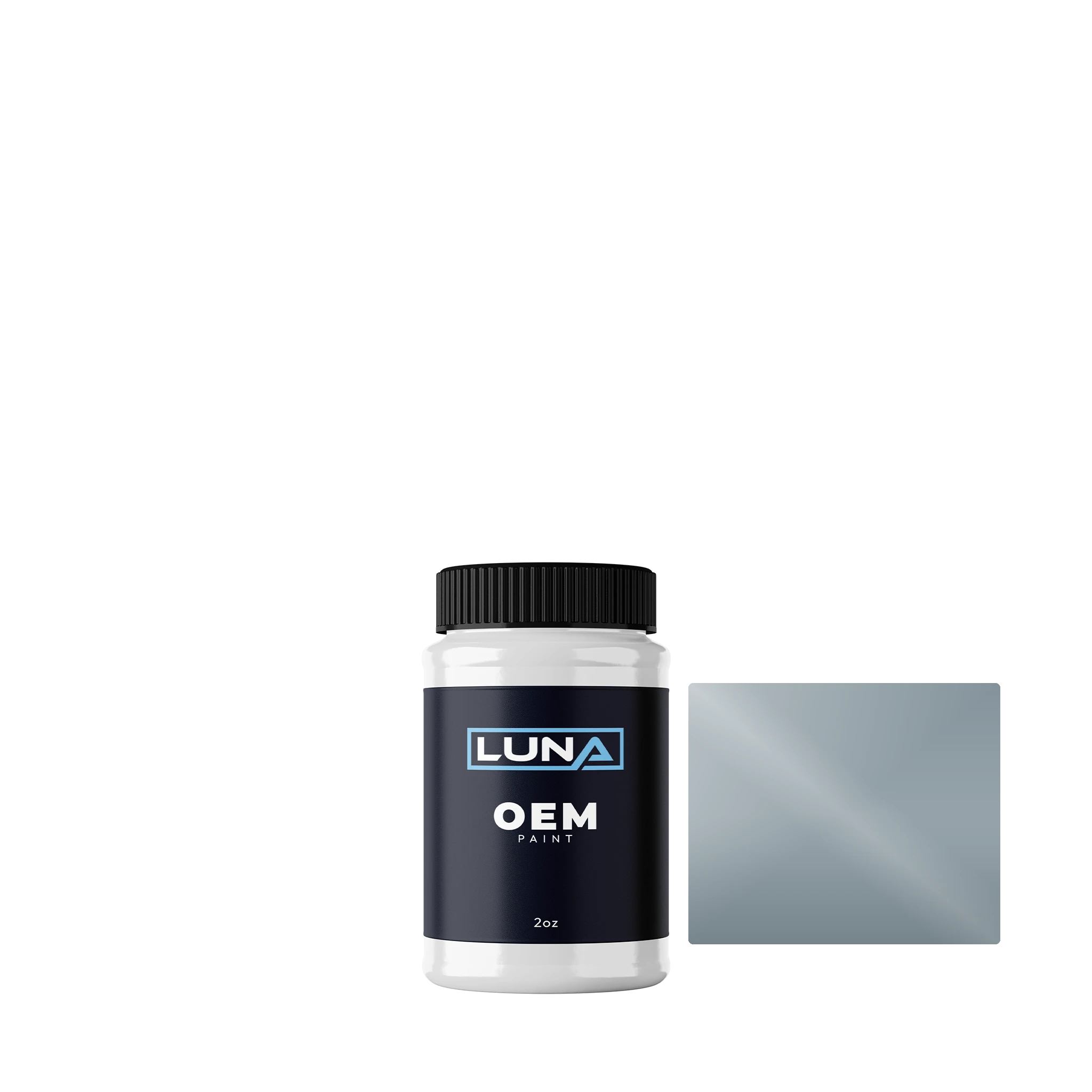 Suzuki Motorcycle Grey M. - 2c SUZ154 | Luna OEM Basecoat - 2oz Touch Up Bottle w/ Brush