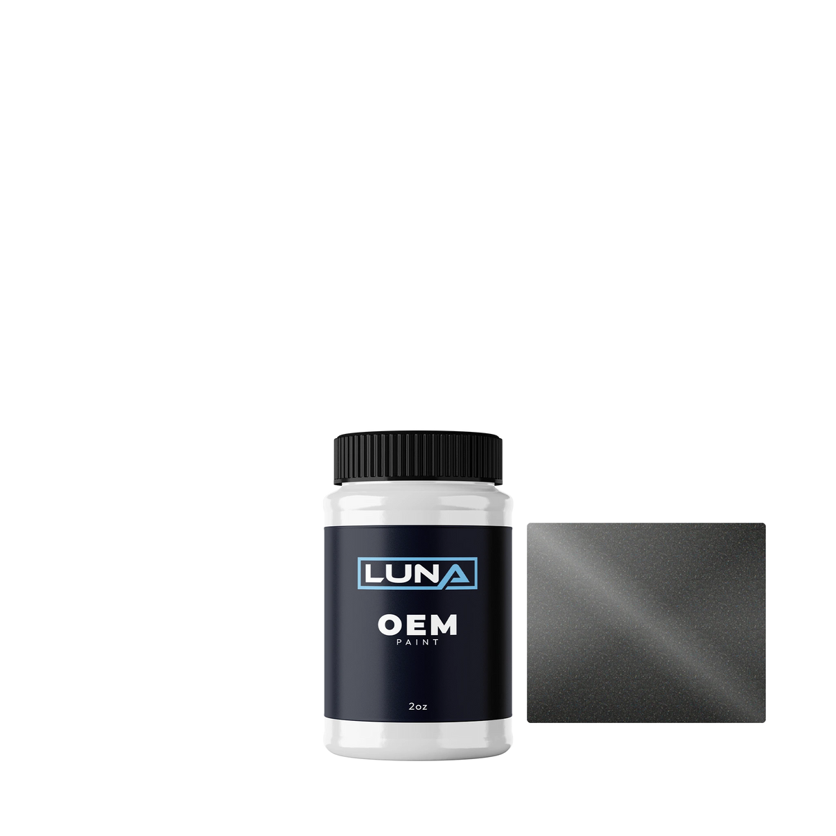 Audi | VW Quarzitgrau M. 1 M7Q | Luna OEM Basecoat - 2oz Touch Up Bottle w/ Brush