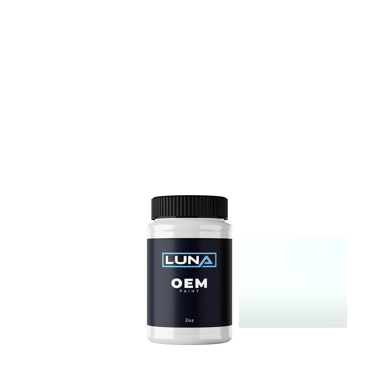 Audi | VW Branco Geada 021 | Luna OEM Basecoat - 2oz Touch Up Bottle w/ Brush