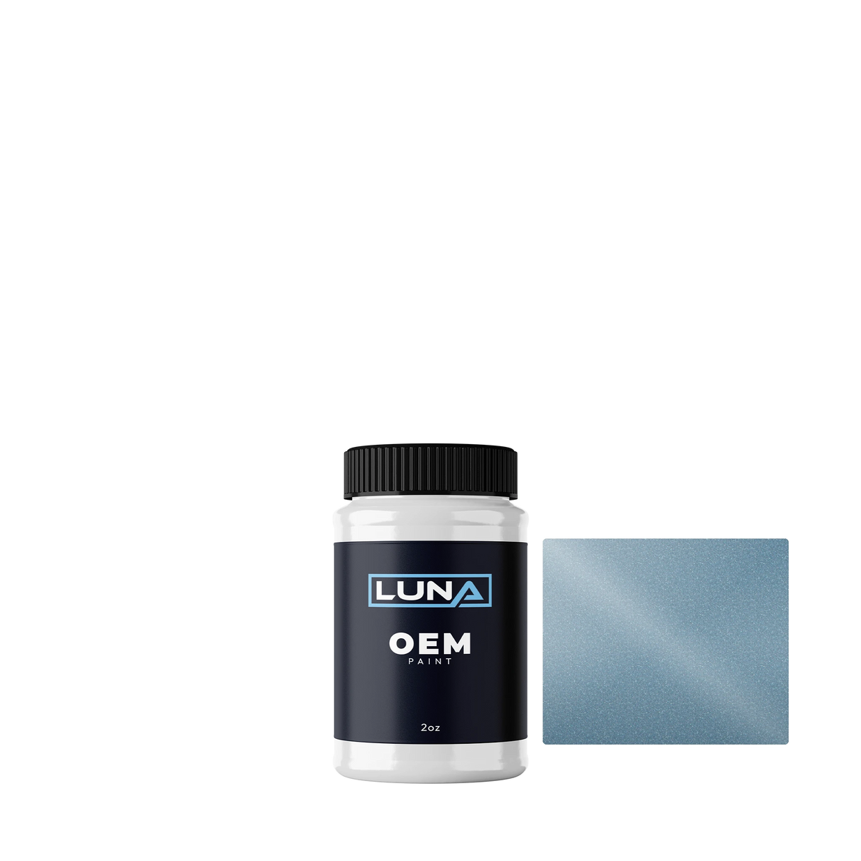 Nissan Light Blue M. 305 | Luna OEM Basecoat - 2oz Touch Up Bottle w/ Brush