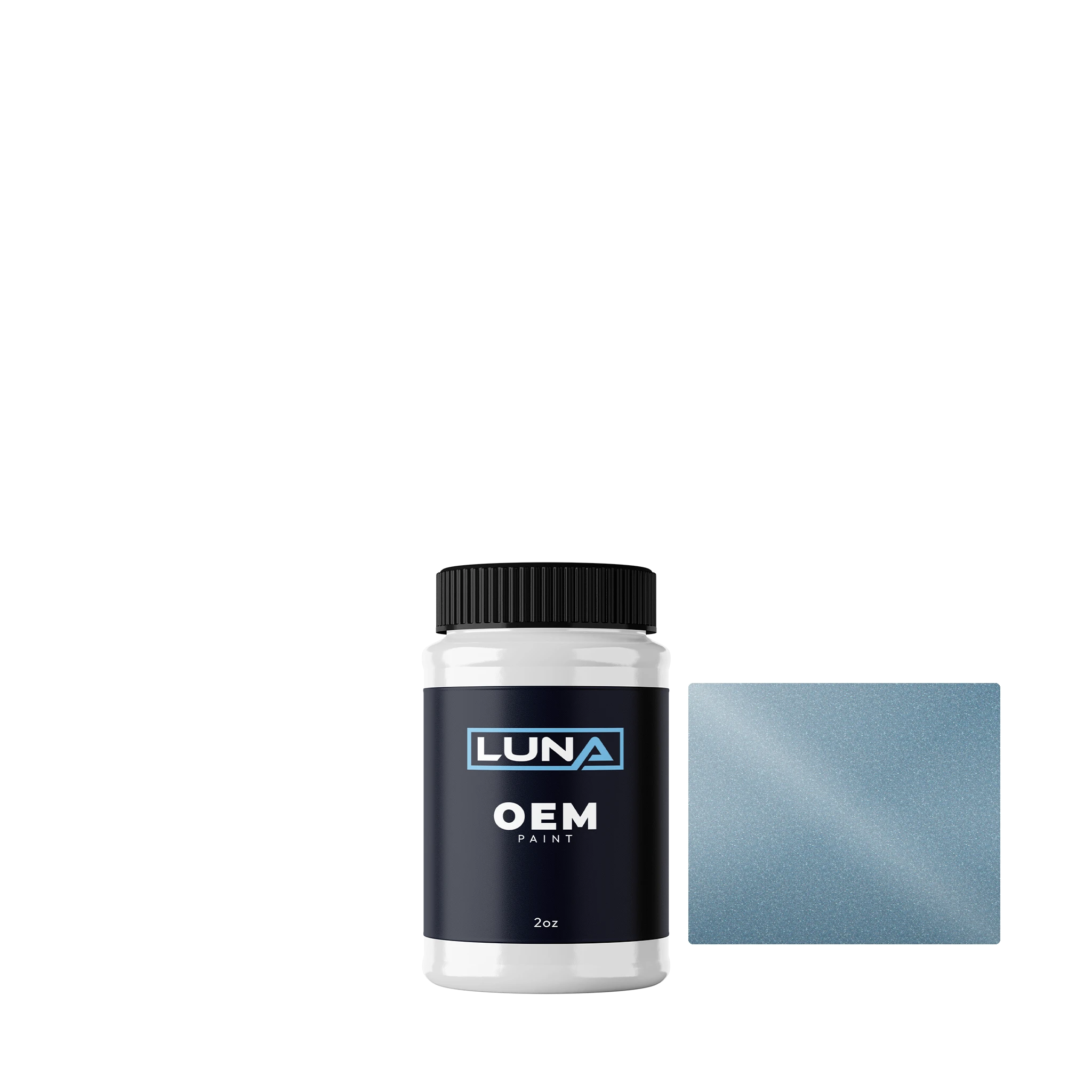 Nissan Light Blue M. 305 | Luna OEM Basecoat - 2oz Touch Up Bottle w/ Brush