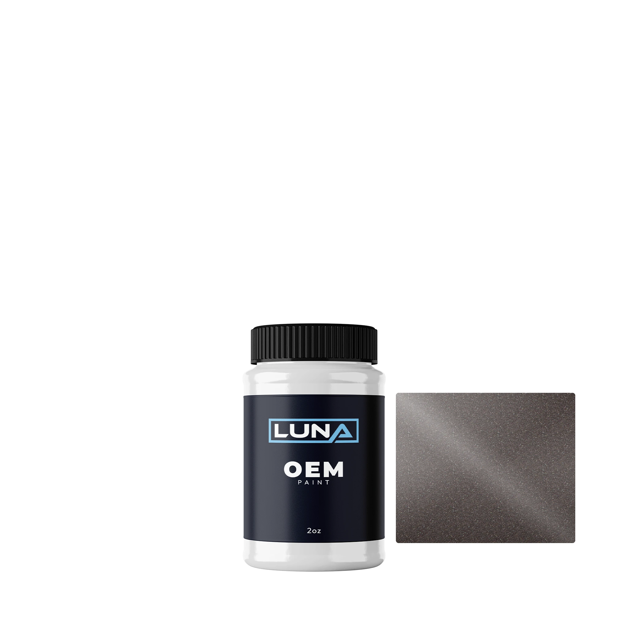 Nissan Greyish Brown M. CAB | Luna OEM Basecoat - 2oz Touch Up Bottle w/ Brush