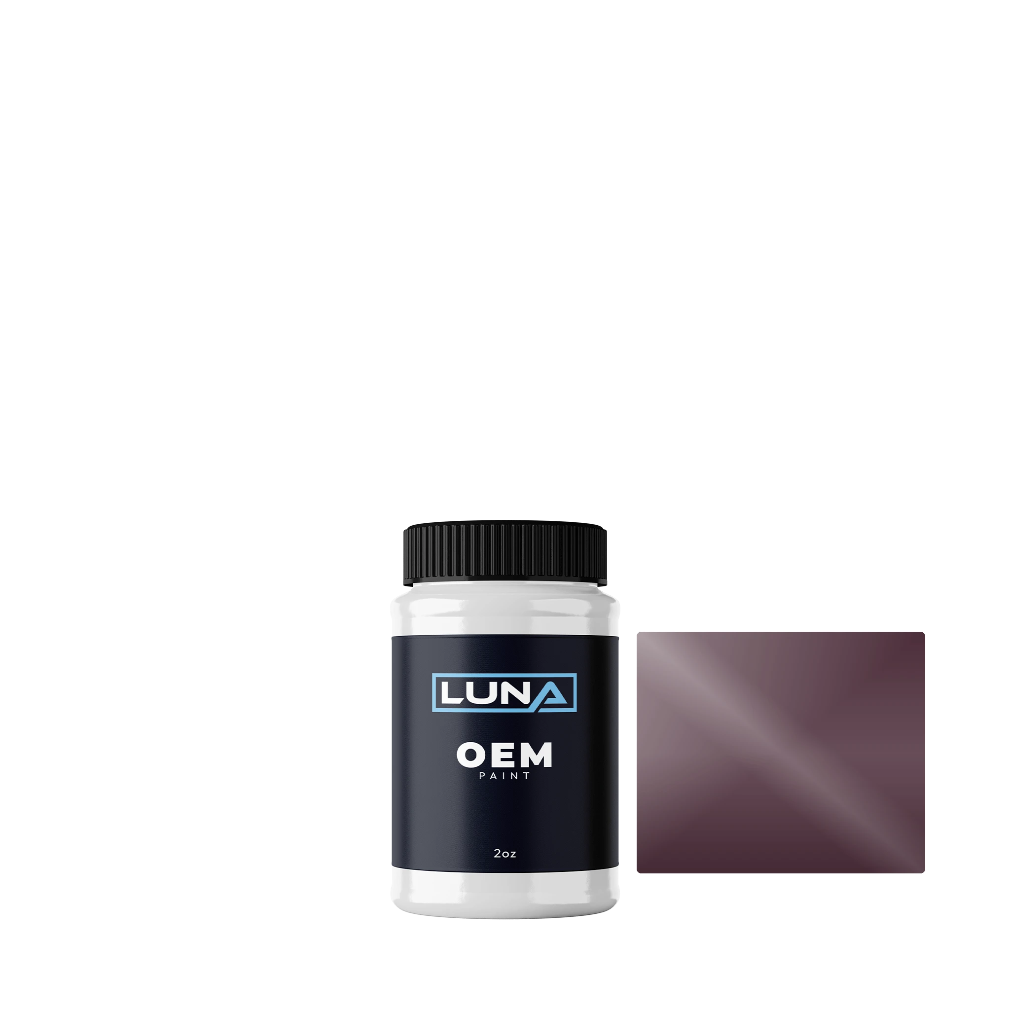 Nissan Magenta/claret P. 6089 | Luna OEM Basecoat - 2oz Touch Up Bottle w/ Brush