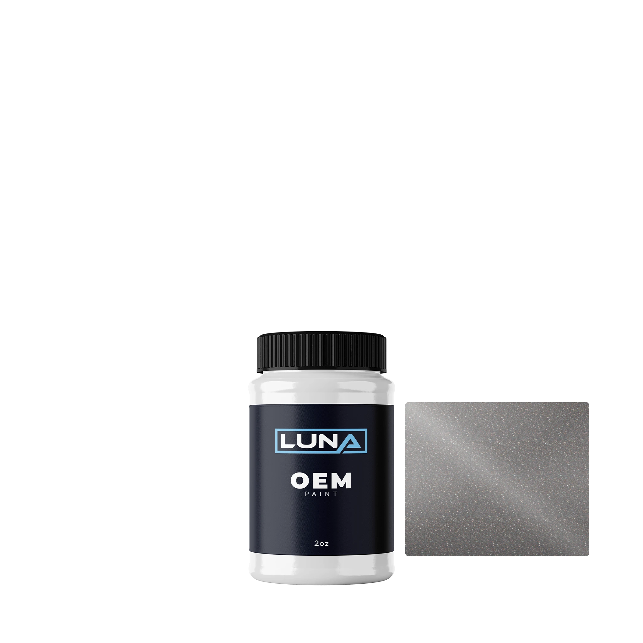 Toyota Gray P. Opal M. 1C7 | Luna OEM Basecoat - 2oz Touch Up Bottle w/ Brush