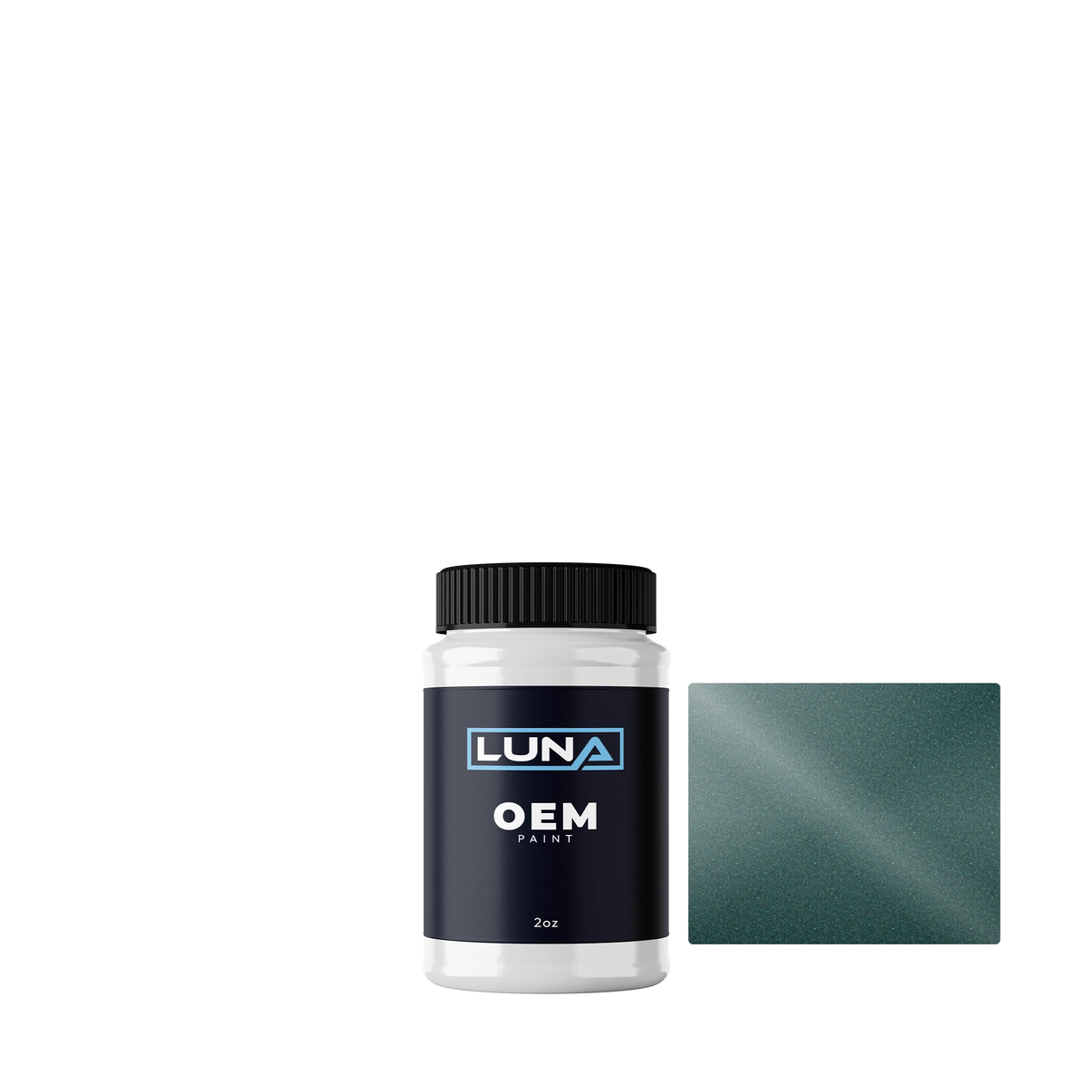 Mercedes Bumper: Mer 814 357 | Luna OEM Basecoat - 2oz Touch Up Bottle w/ Brush