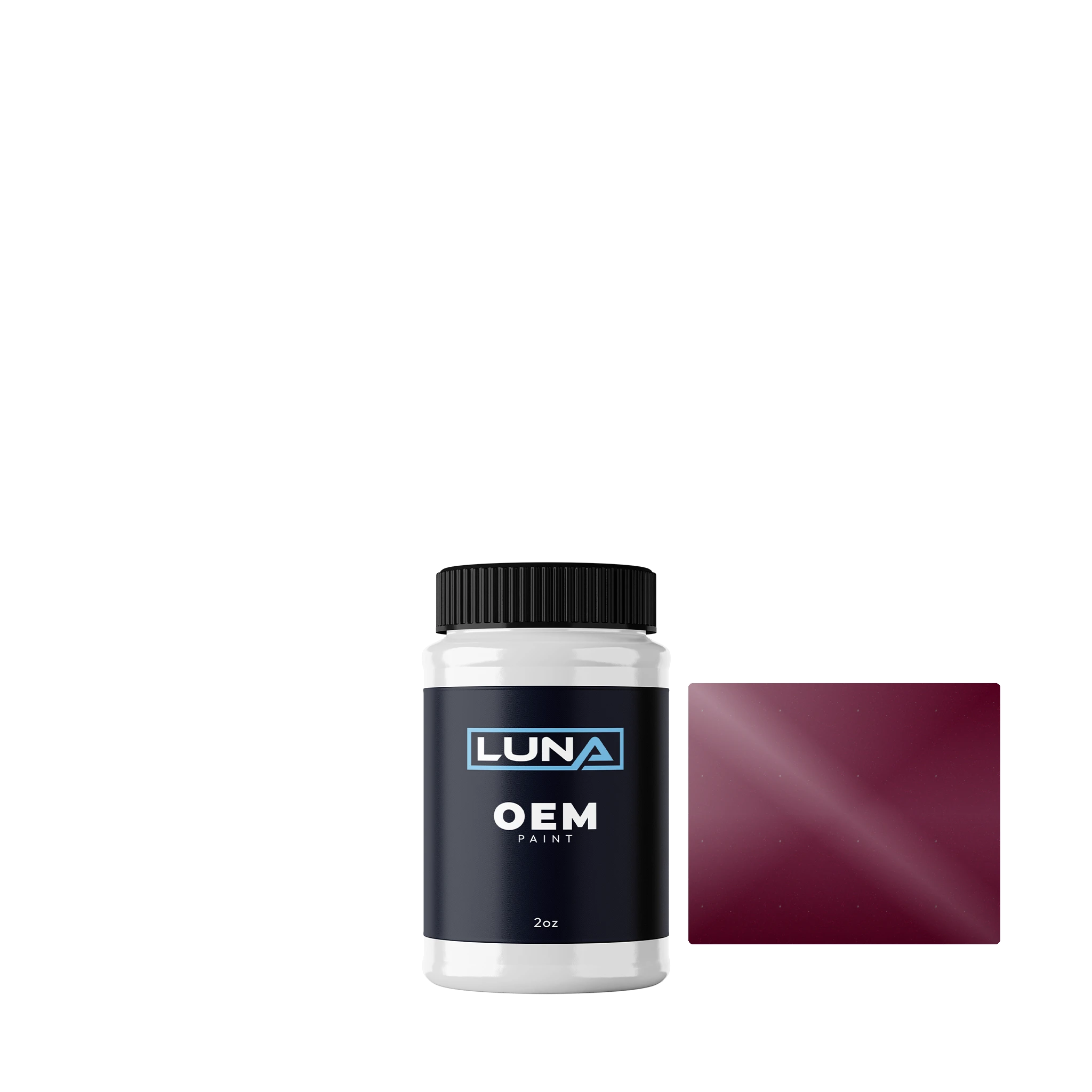 Mazda Maple Red P. D7 | Luna OEM Basecoat - 2oz Touch Up Bottle w/ Brush
