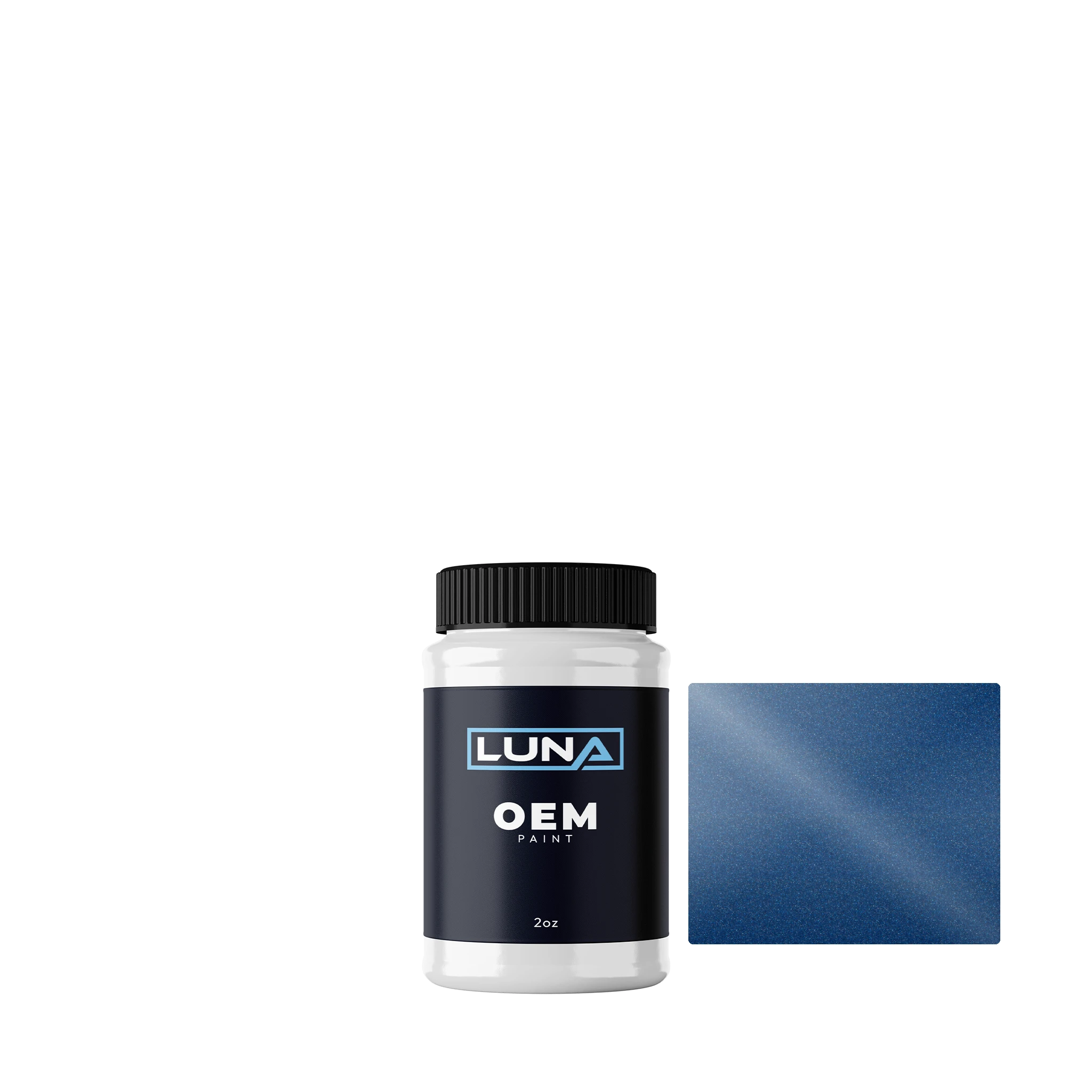 Kia Blue Flame M. 1 B3L | Luna OEM Basecoat - 2oz Touch Up Bottle w/ Brush