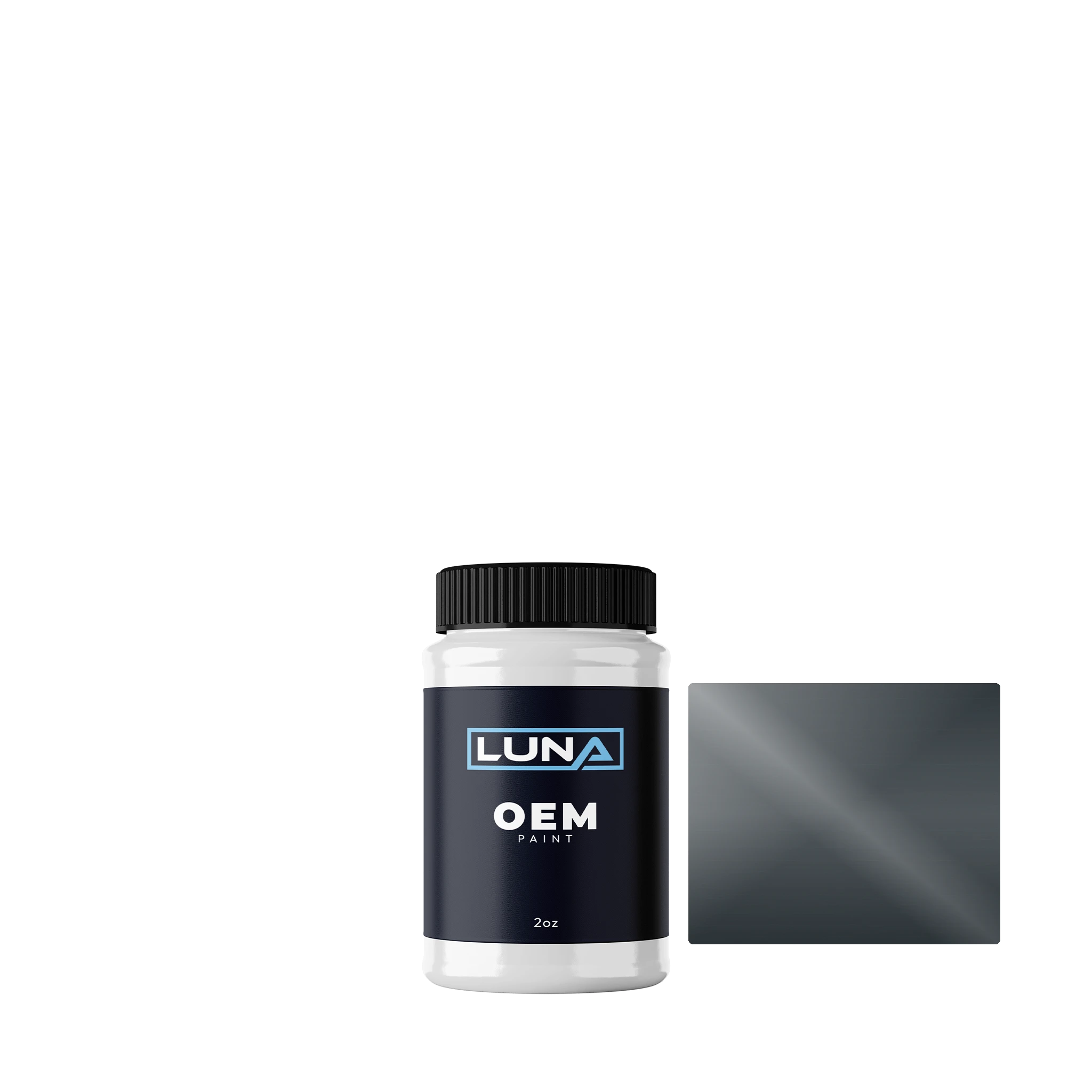 Audi | VW Grau 326 | Luna OEM Basecoat - 2oz Touch Up Bottle w/ Brush