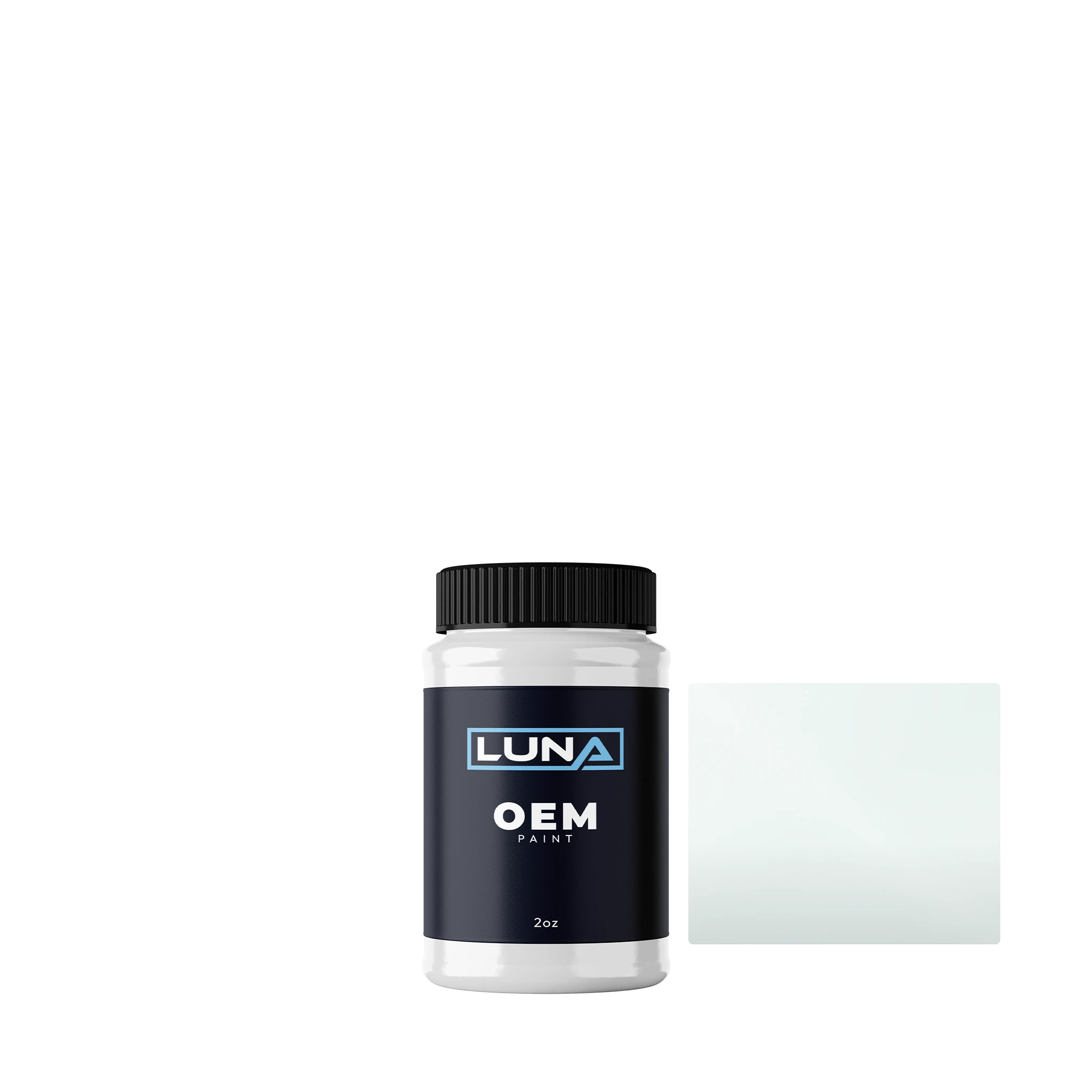 Ford Usa Frozen White 7VTAWWA | Luna OEM Basecoat - 2oz Touch Up Bottle w/ Brush