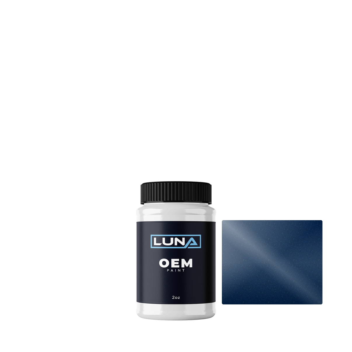 Maserati Blu Anniversary M. 157089 | Luna OEM Basecoat - 2oz Touch Up Bottle w/ Brush